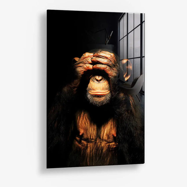 Dark Monkey See no Evil – Glass