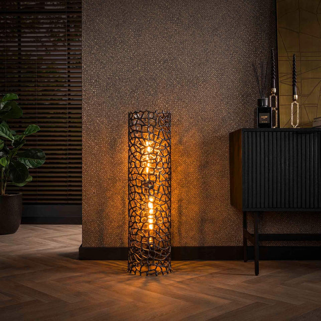 Floor Lamp Ø25 weaver cylinder L
