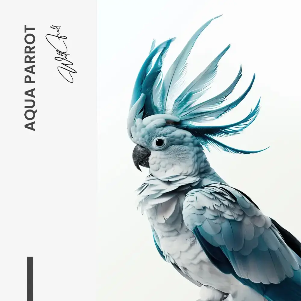 Aqua Parrot – Glass