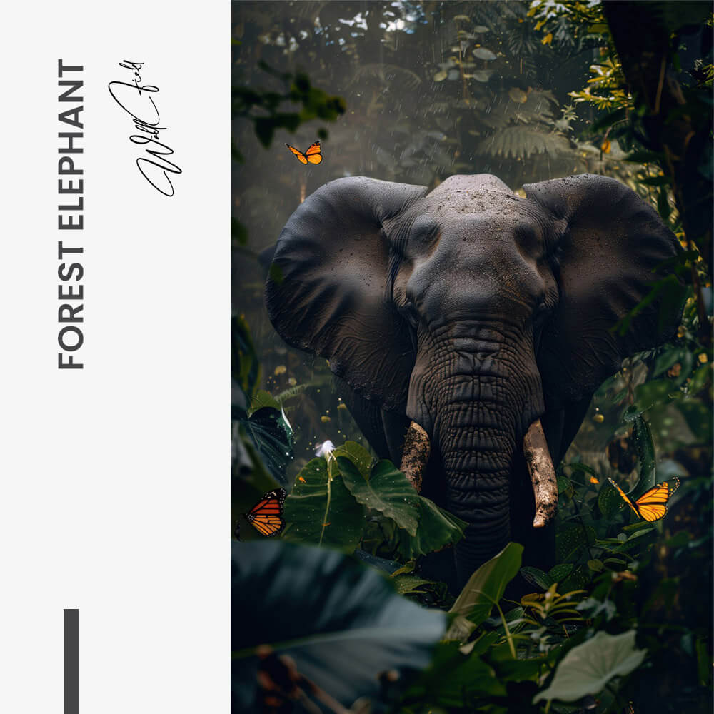 Forest Elephant – Glass