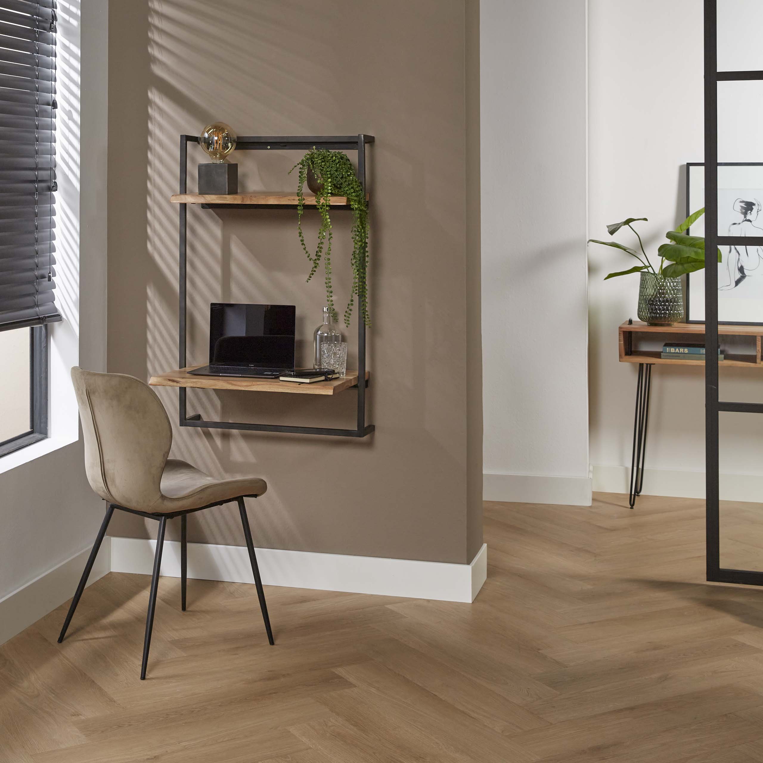 Scrivania air solid / Acacia massiccia naturale