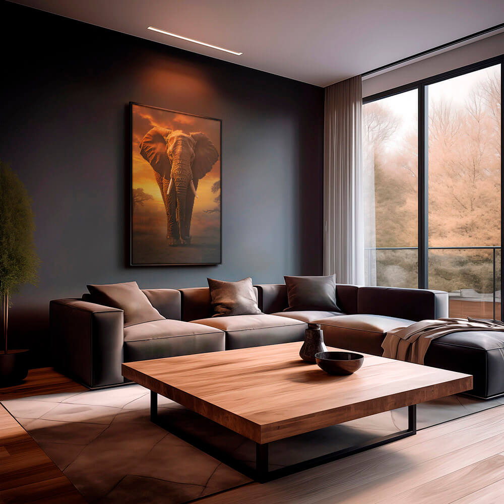 "Elephant on the Road II"