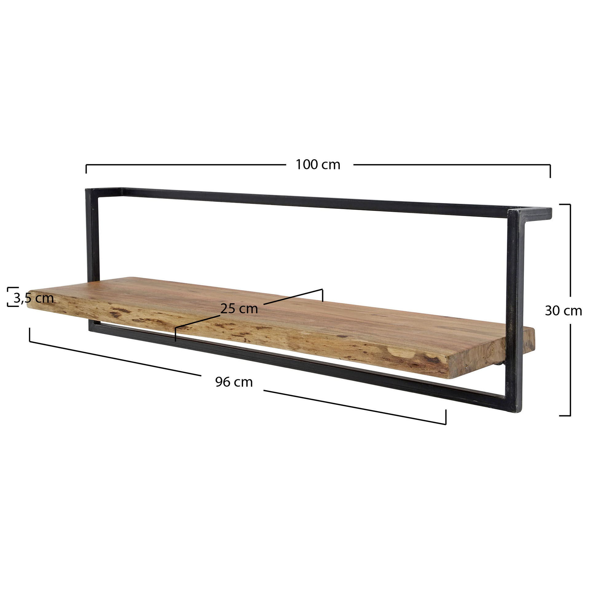 Mensola a muro Rivé 100 cm