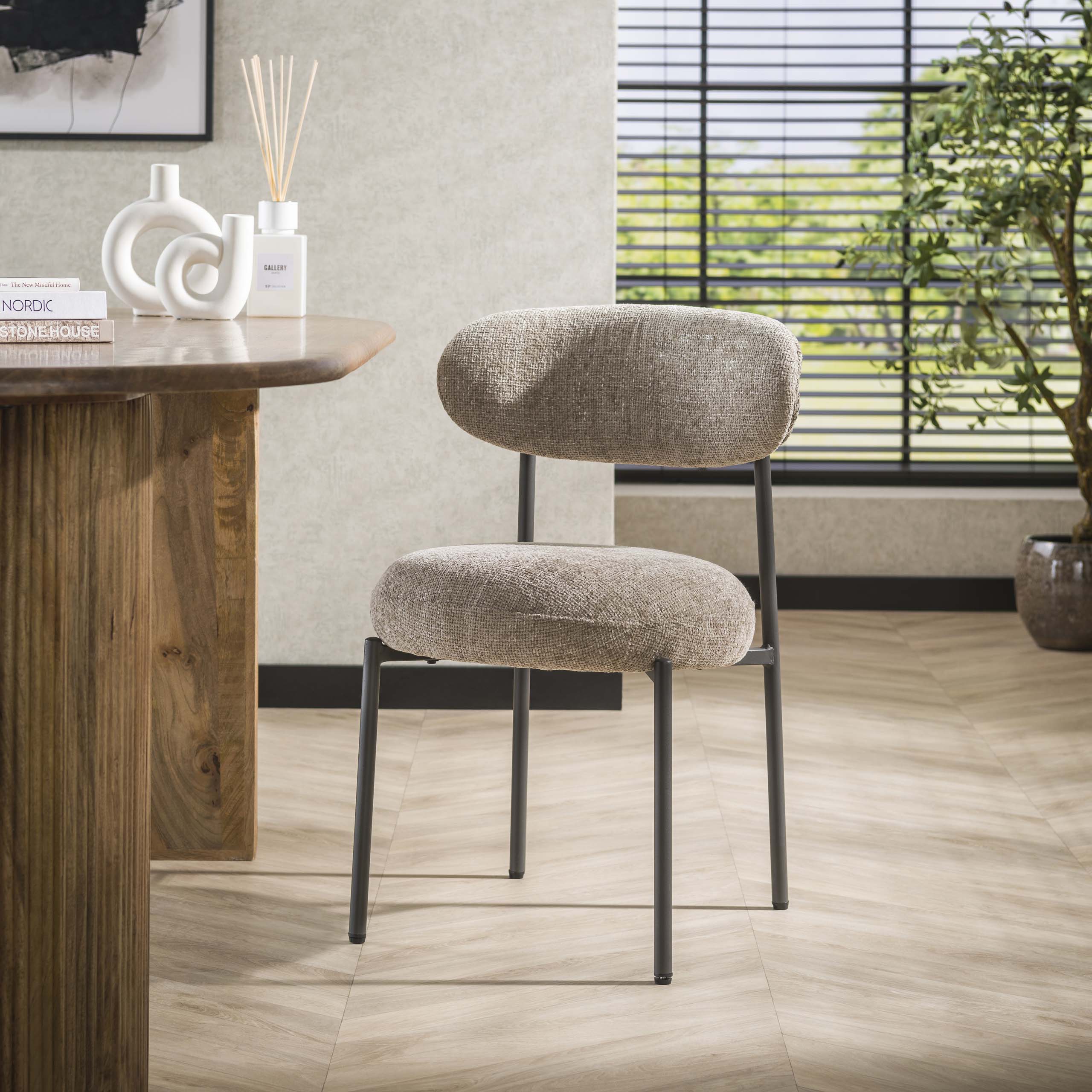 Chair Round - packed per 2 - Cargo sand