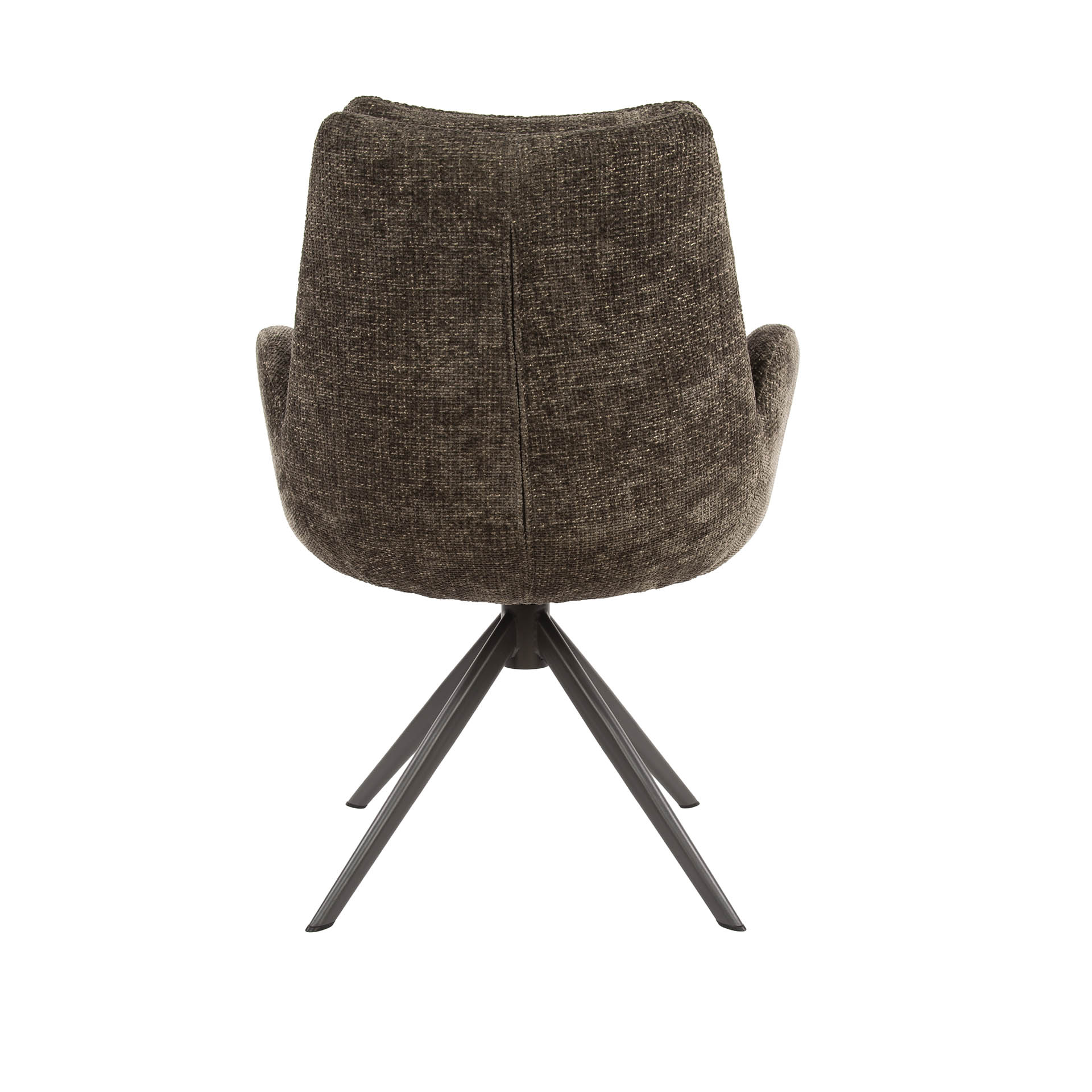 Poltrona Lounge girevole - set di 2 - Hoven tortora