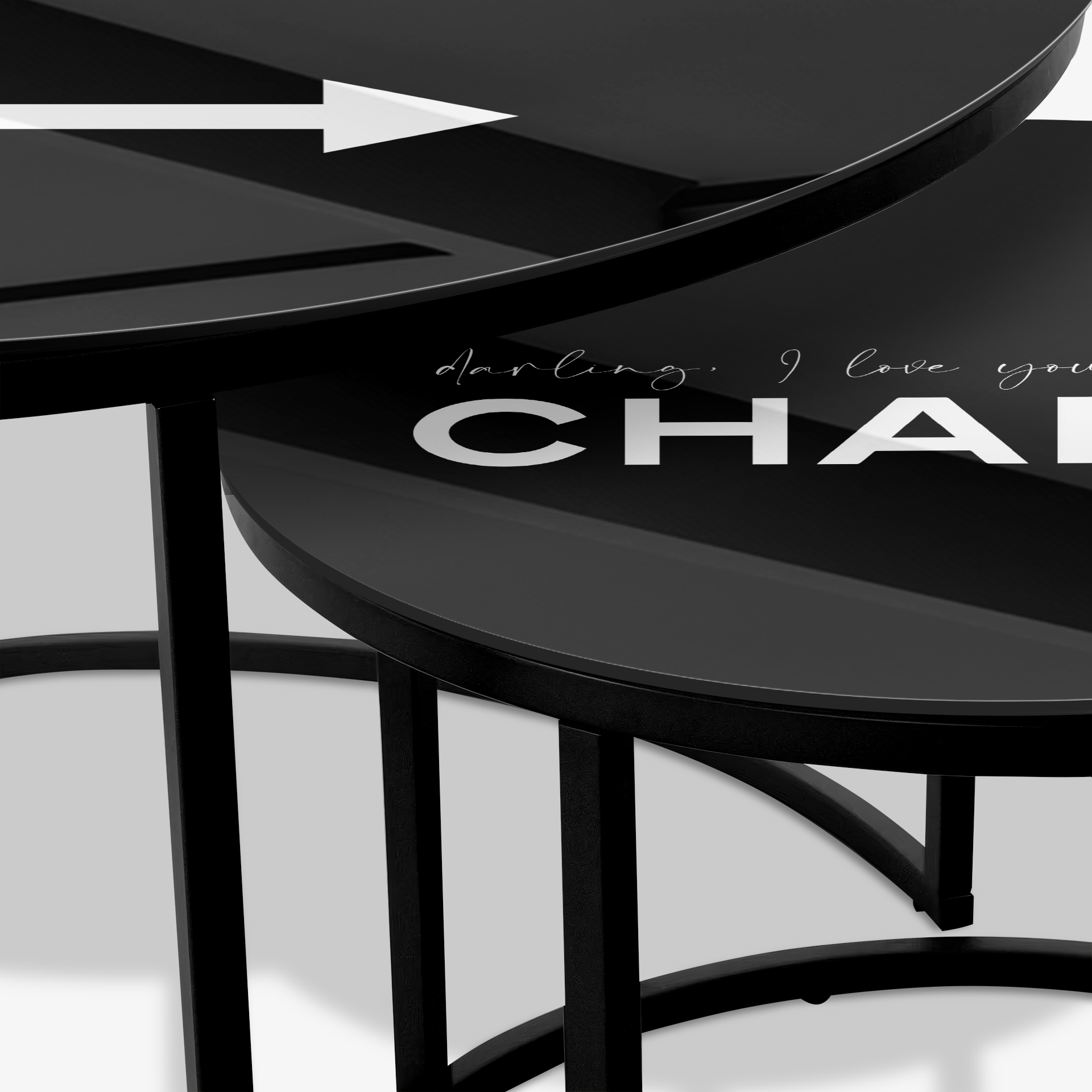 Coffee table Black - Fashion Noir