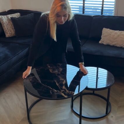 Tavolino Nero - Su misura