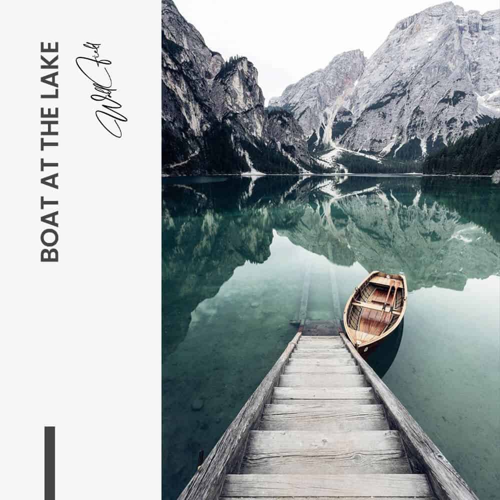 Boat At The Lake - Vetro