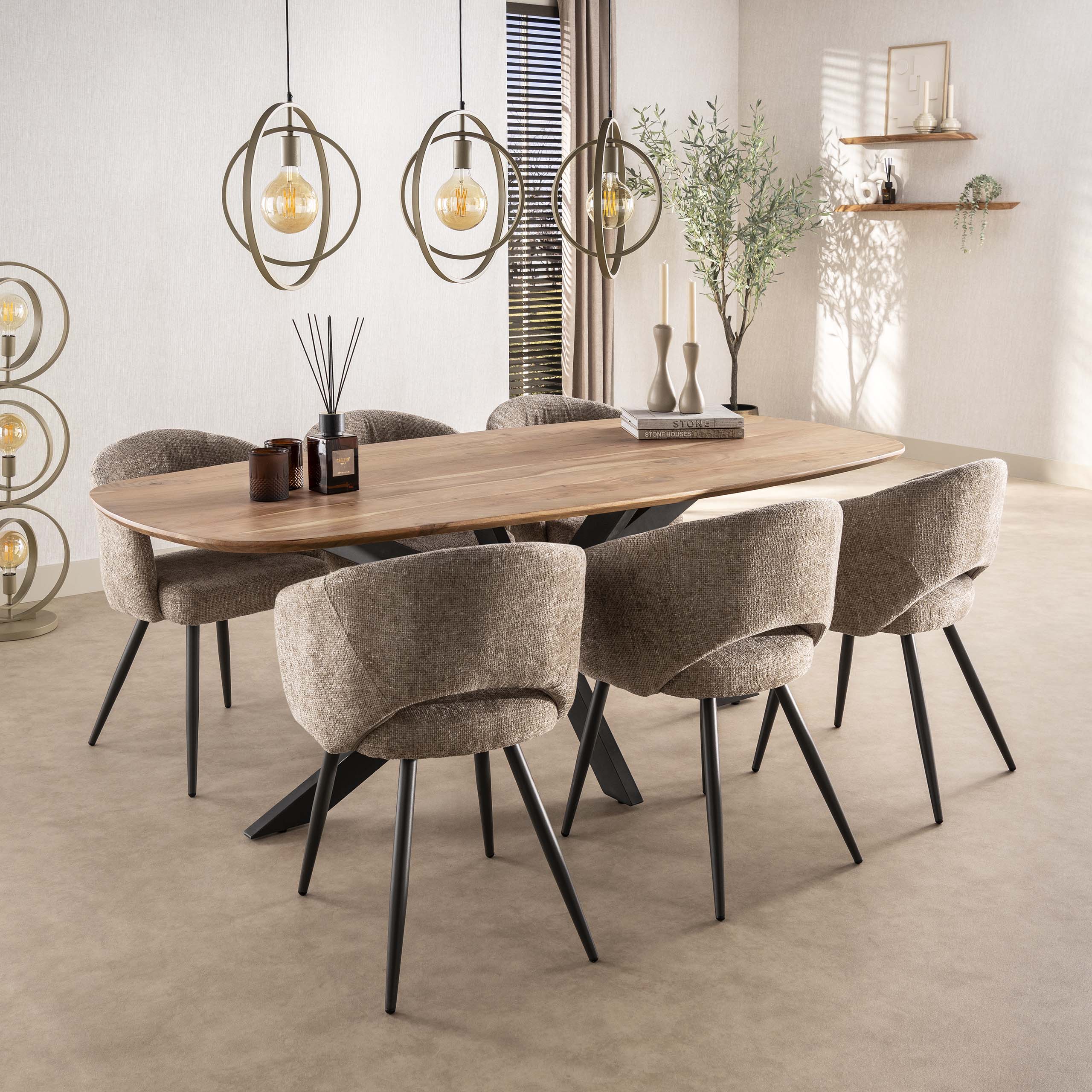 Armchair Salon - packed per 2 - Cargo sand