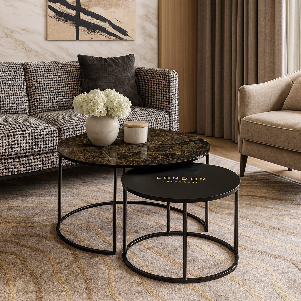 Coffee table Black - London Gold
