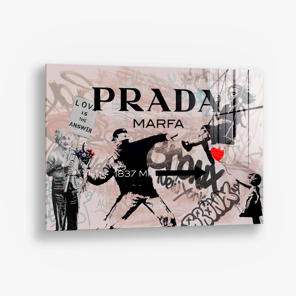 Prada Banksy – Vetro