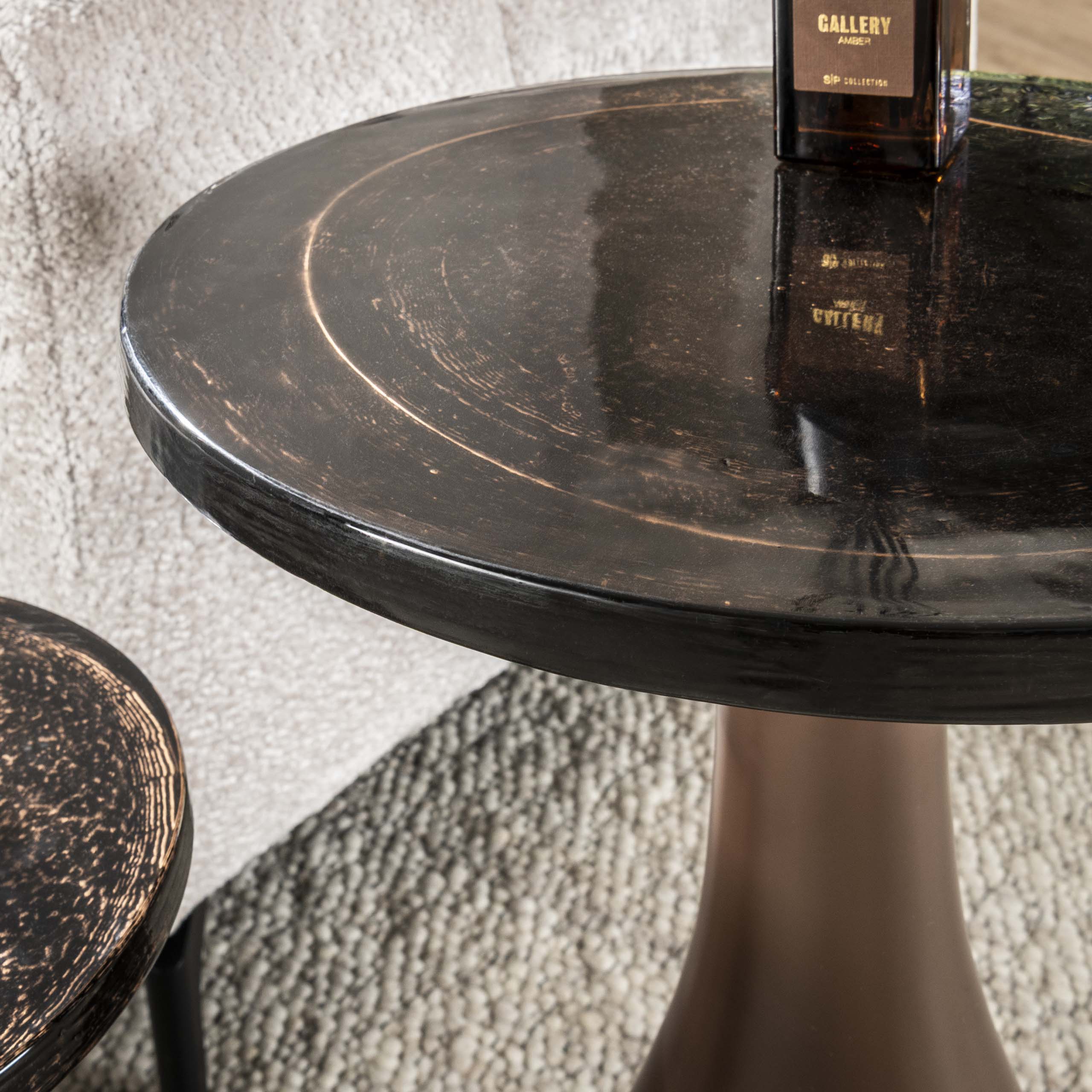 Side table Eclipse Drop S - Antique copper
