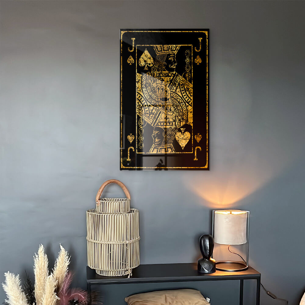 Golden Card J – Glass