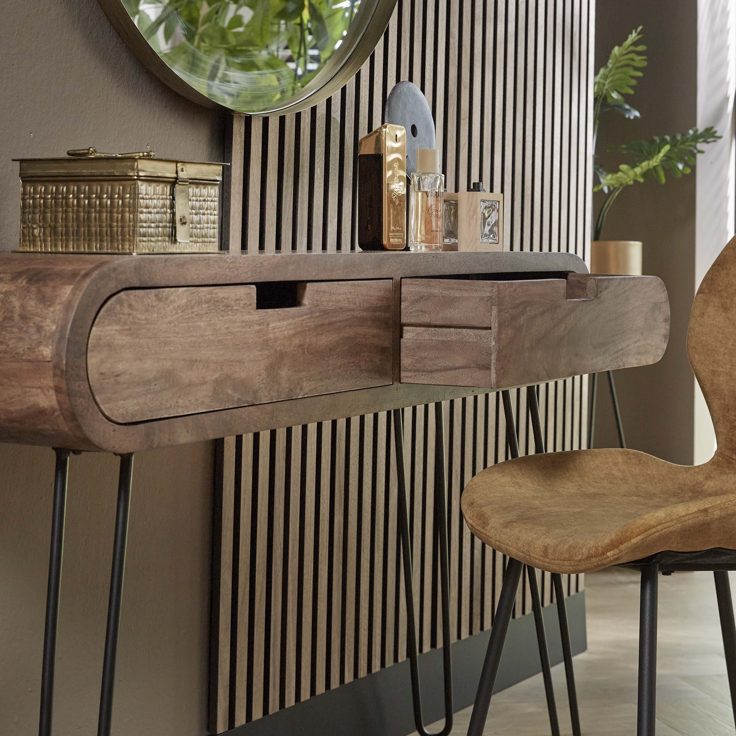 Toletta fusto da 2 litri / Color sabbia mango massiccio