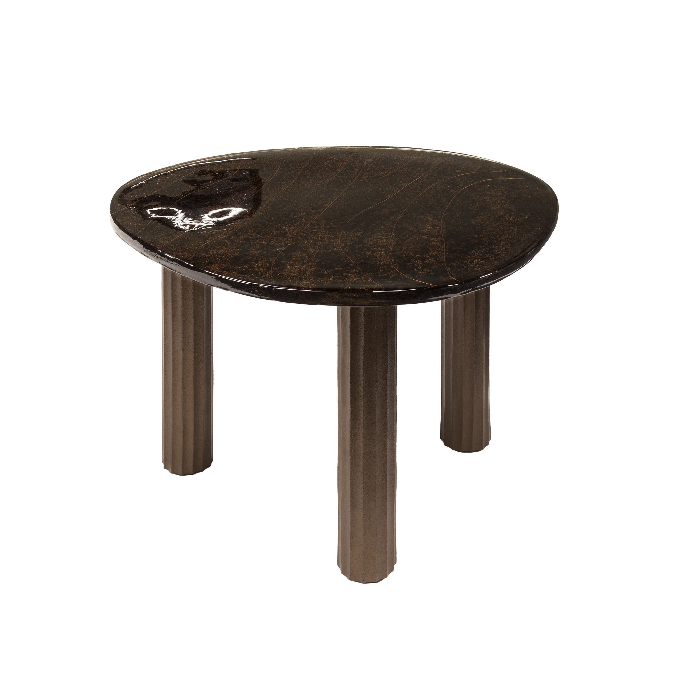 Tavolino Eclipse L - Rame antico
