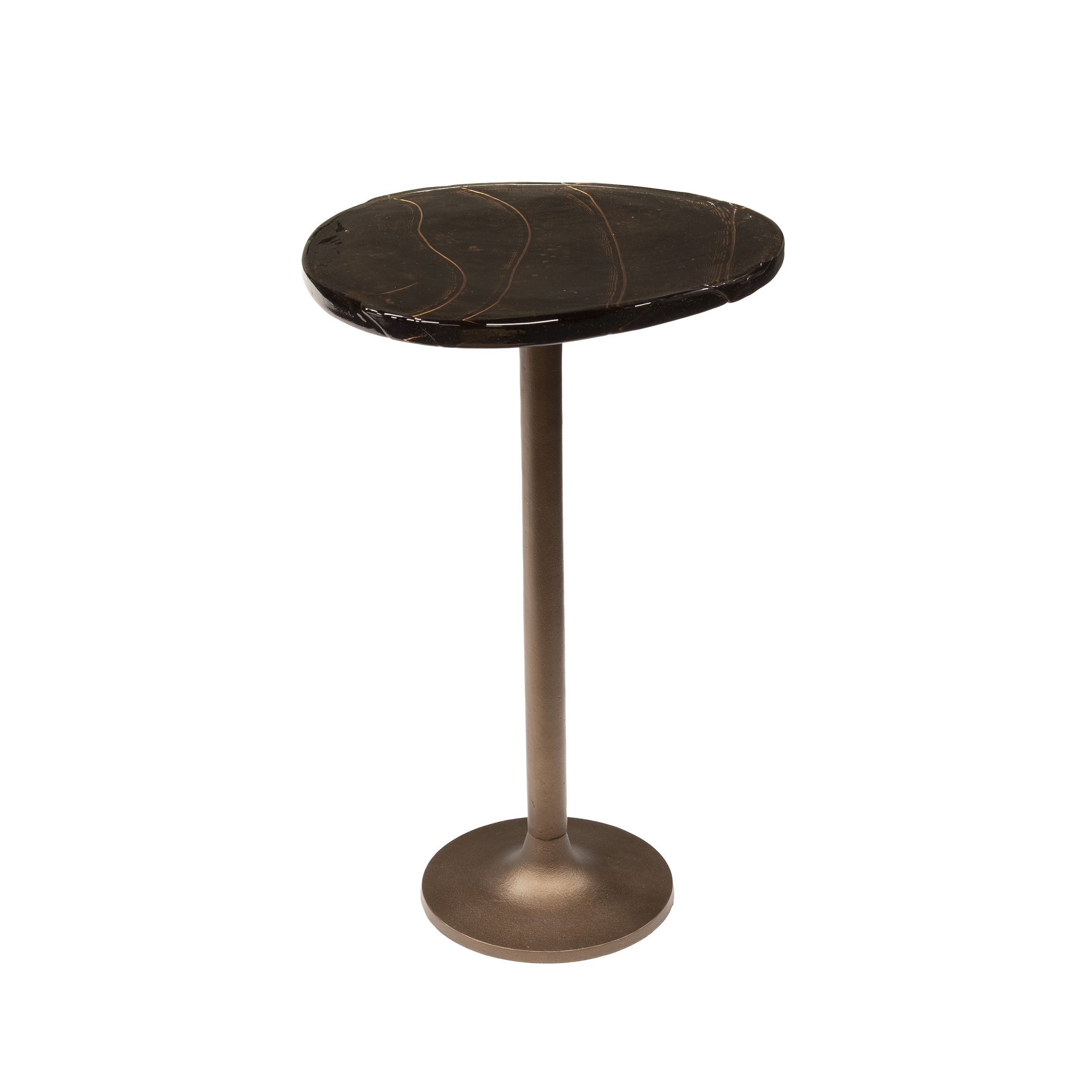 Side table Eclipse high - Antique copper
