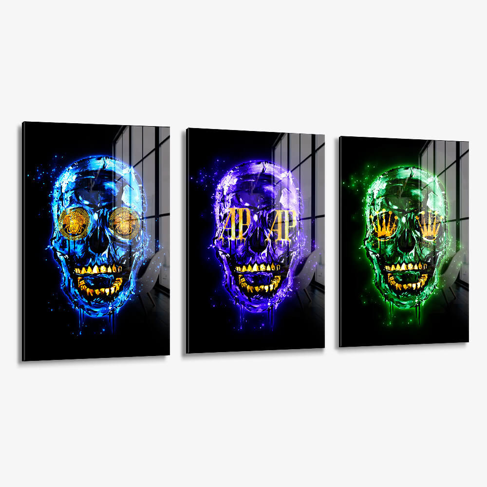 Bundel: Skull x Limited Edition (3x) – Glass