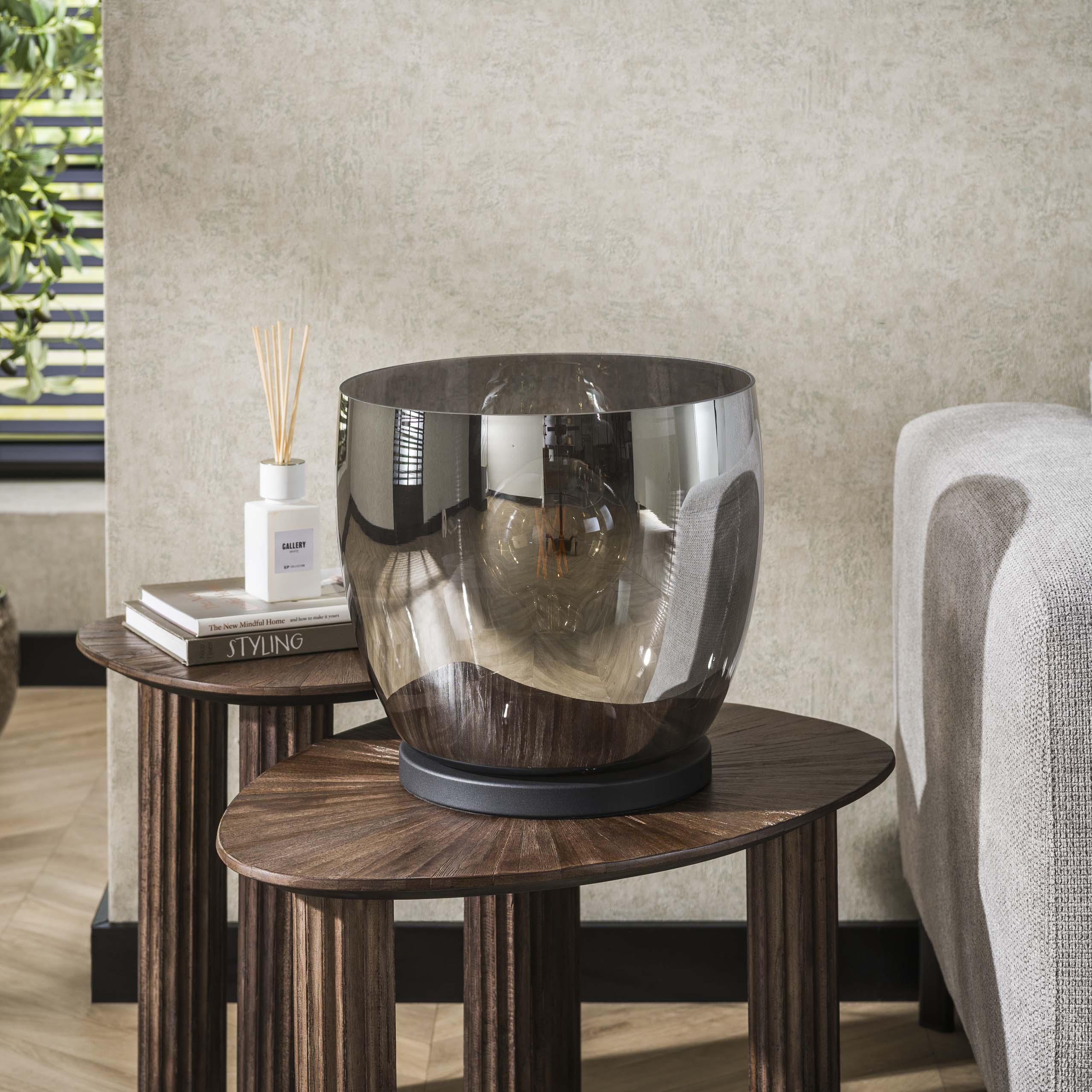 Lampada da terra UP XL a 1 luce - Vetro grigio fumo