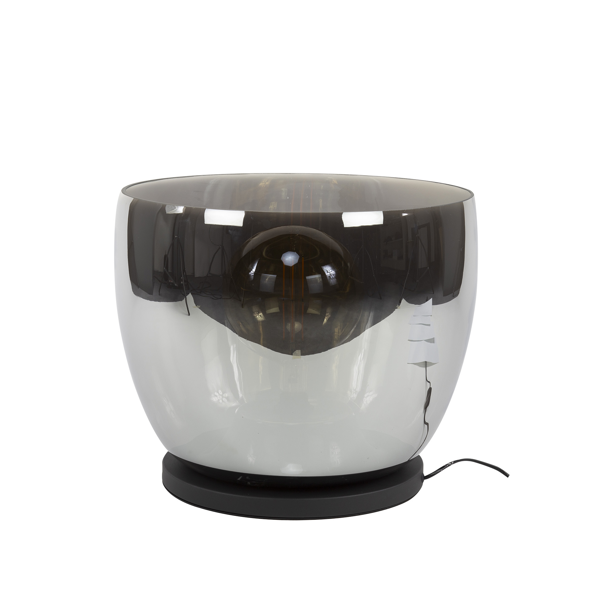 Lampada da terra UP XXL a 1 luce - Vetro grigio fumo