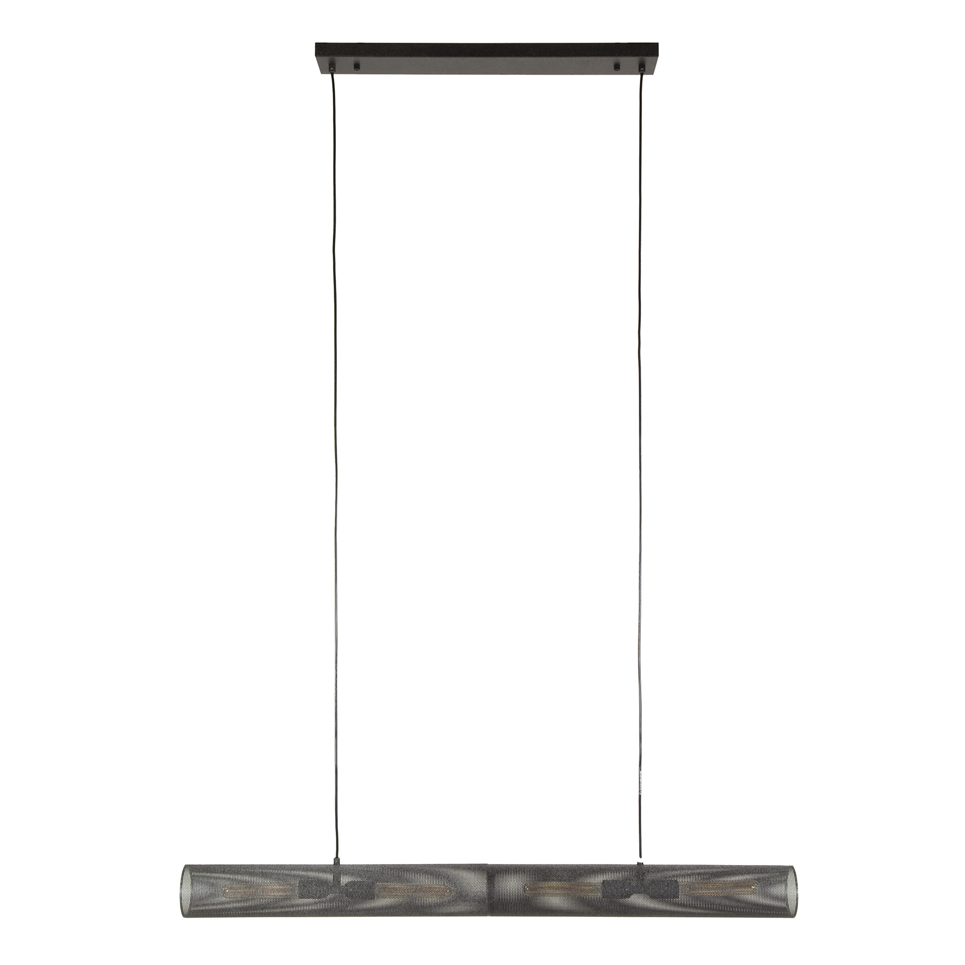 Hanging lamp 120 tube mesh / Artic black