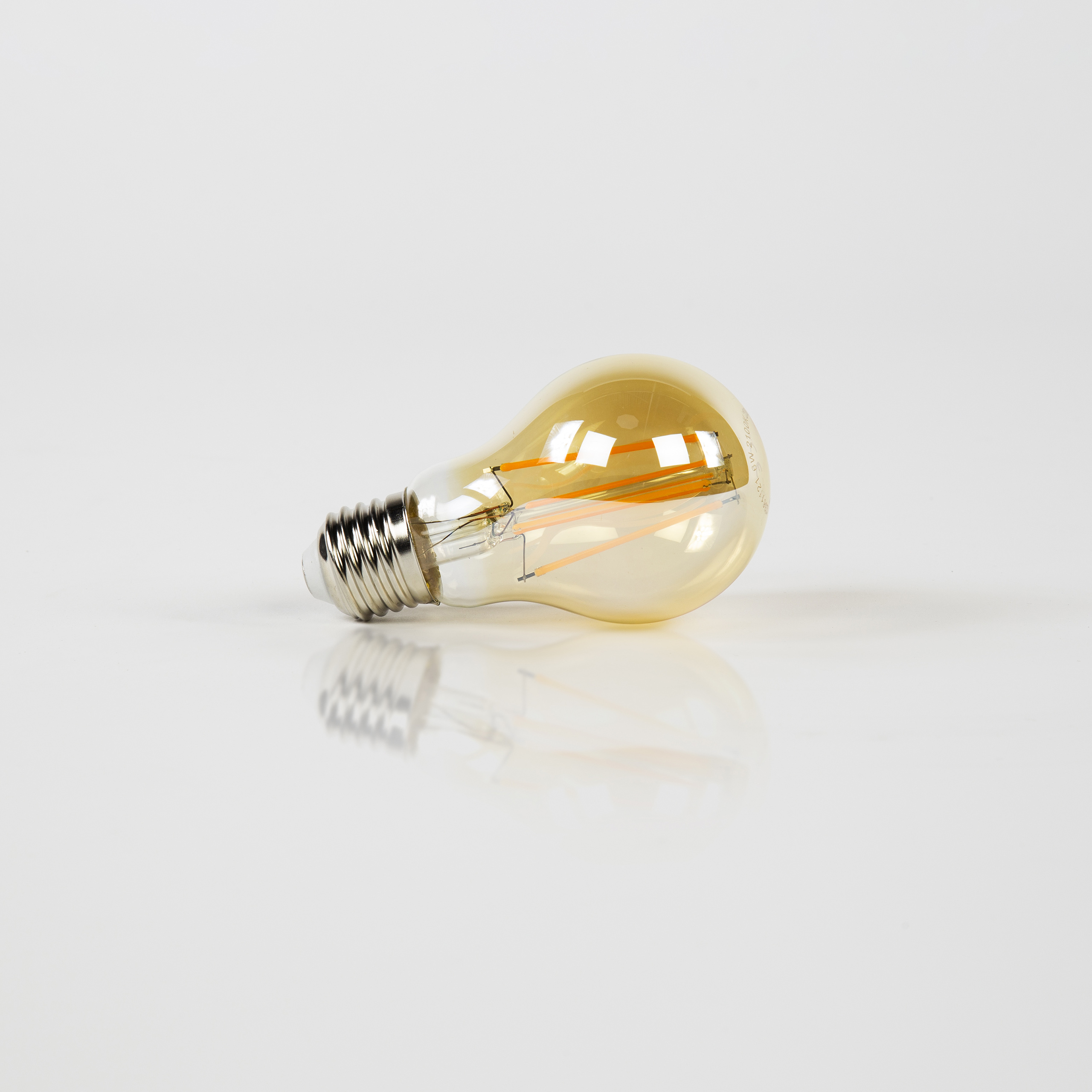 Sorgente luminosa LED A60 filamento pera - Vetro ambra