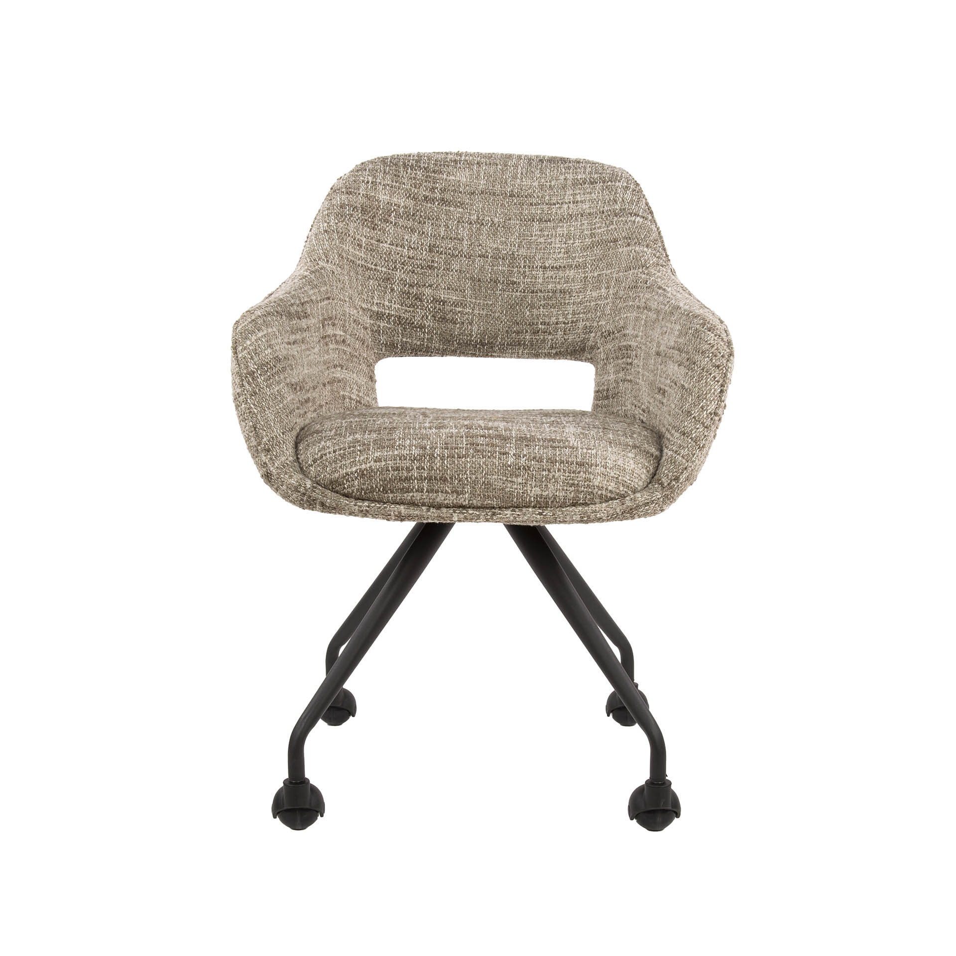 Armchair spring wheels VPE2 / Eagle sand color