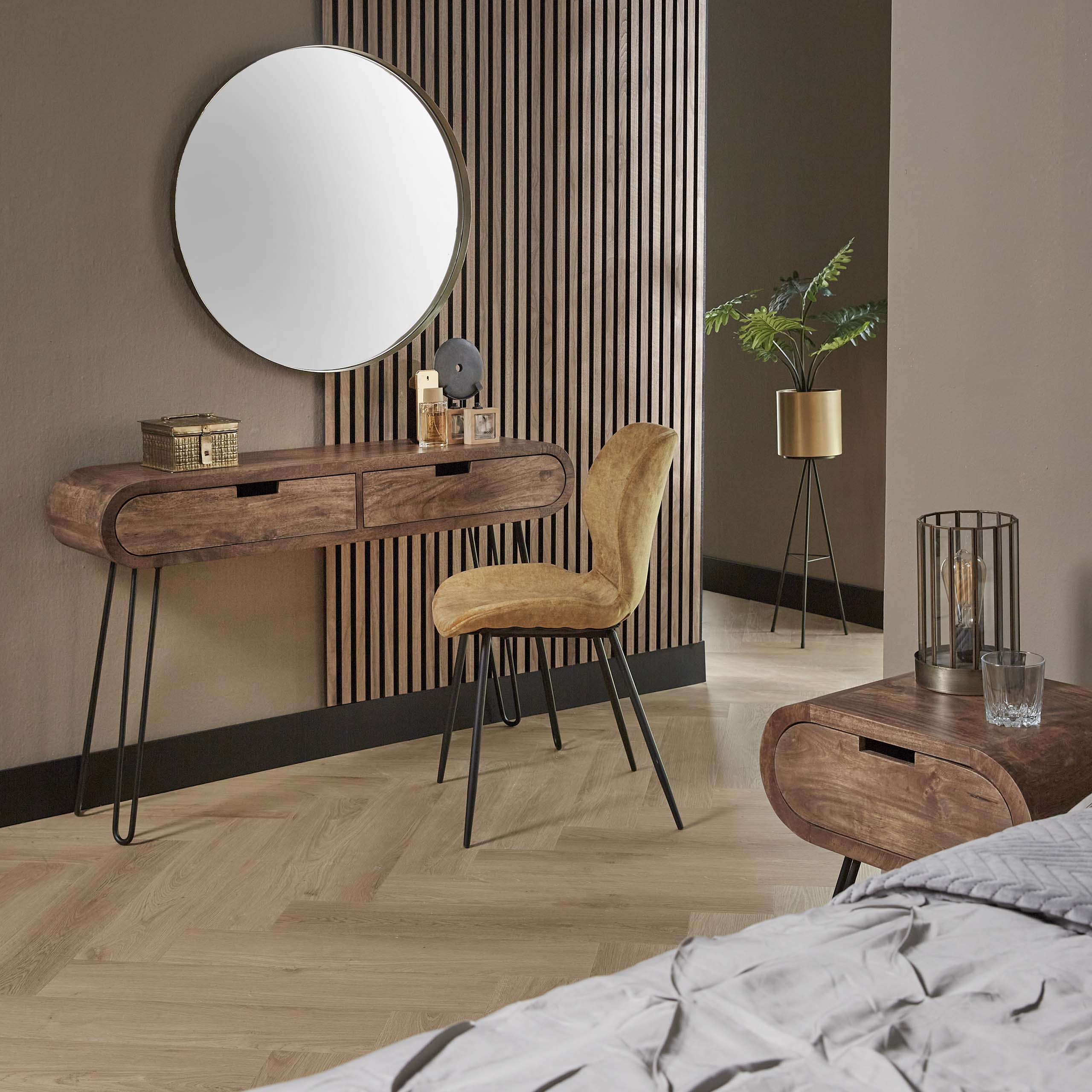 Toletta fusto da 2 litri / Color sabbia mango massiccio