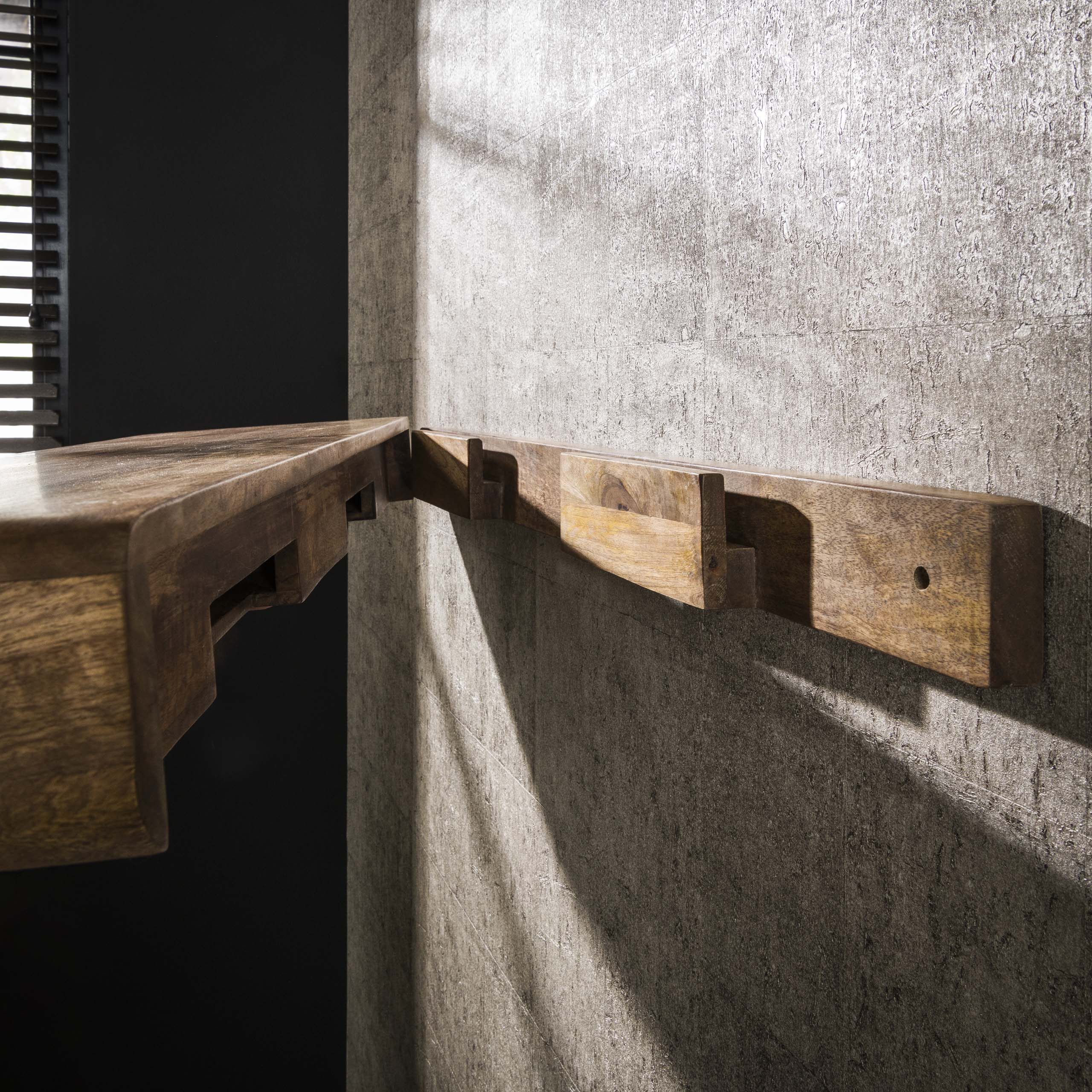 Mensola a muro 118 elegante / Solido color sabbia mango