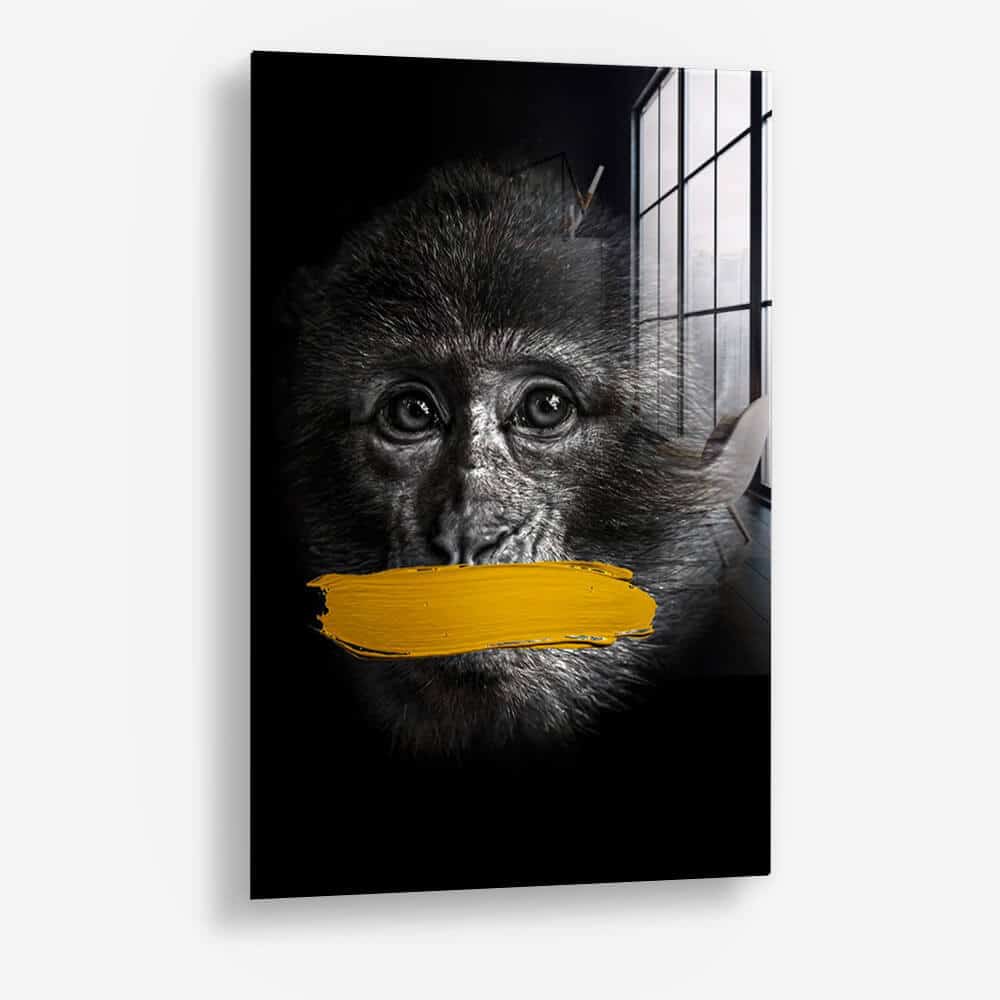 Bundle: “3 Wise Monkeys” (3x) - Glass