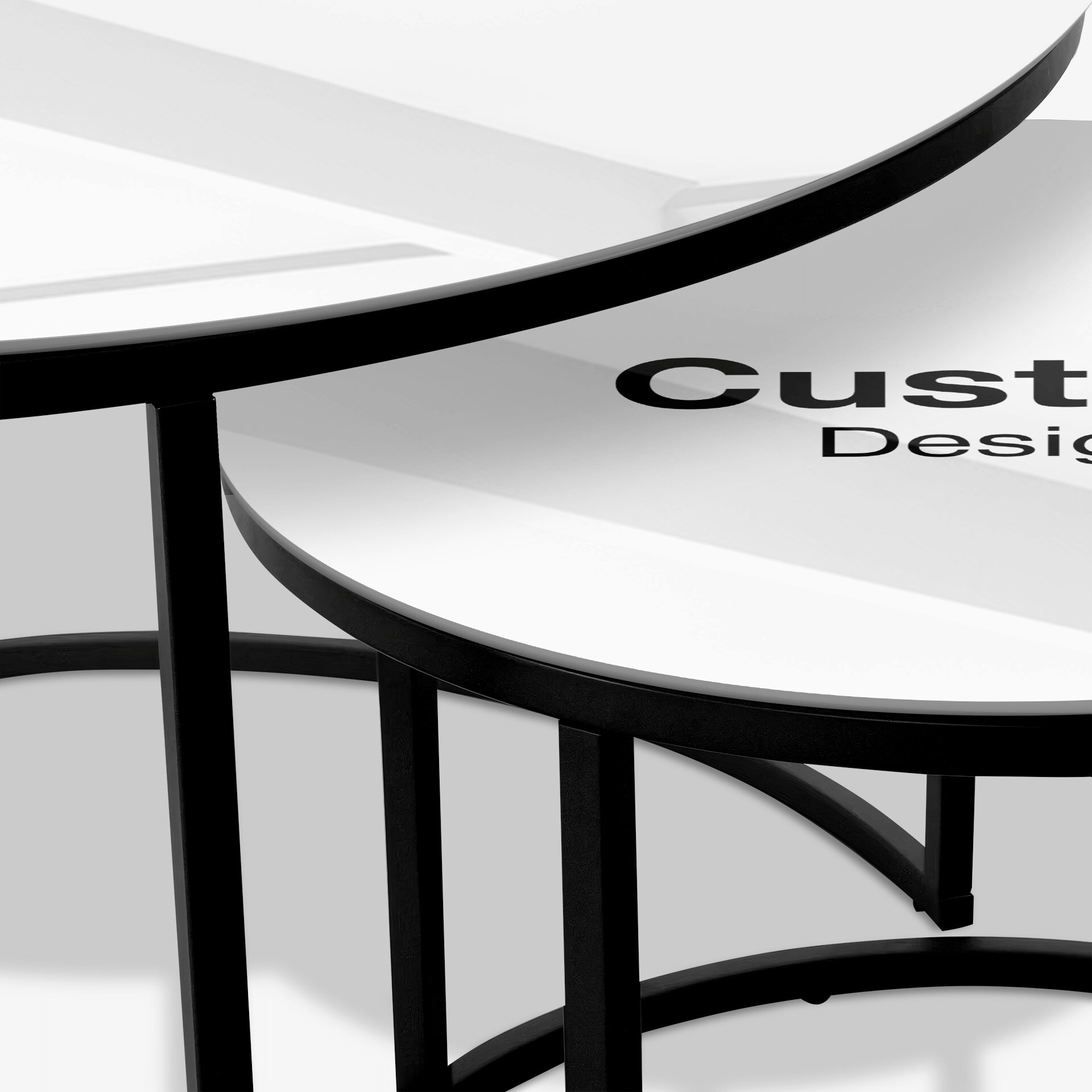 Tavolino Nero - Su misura