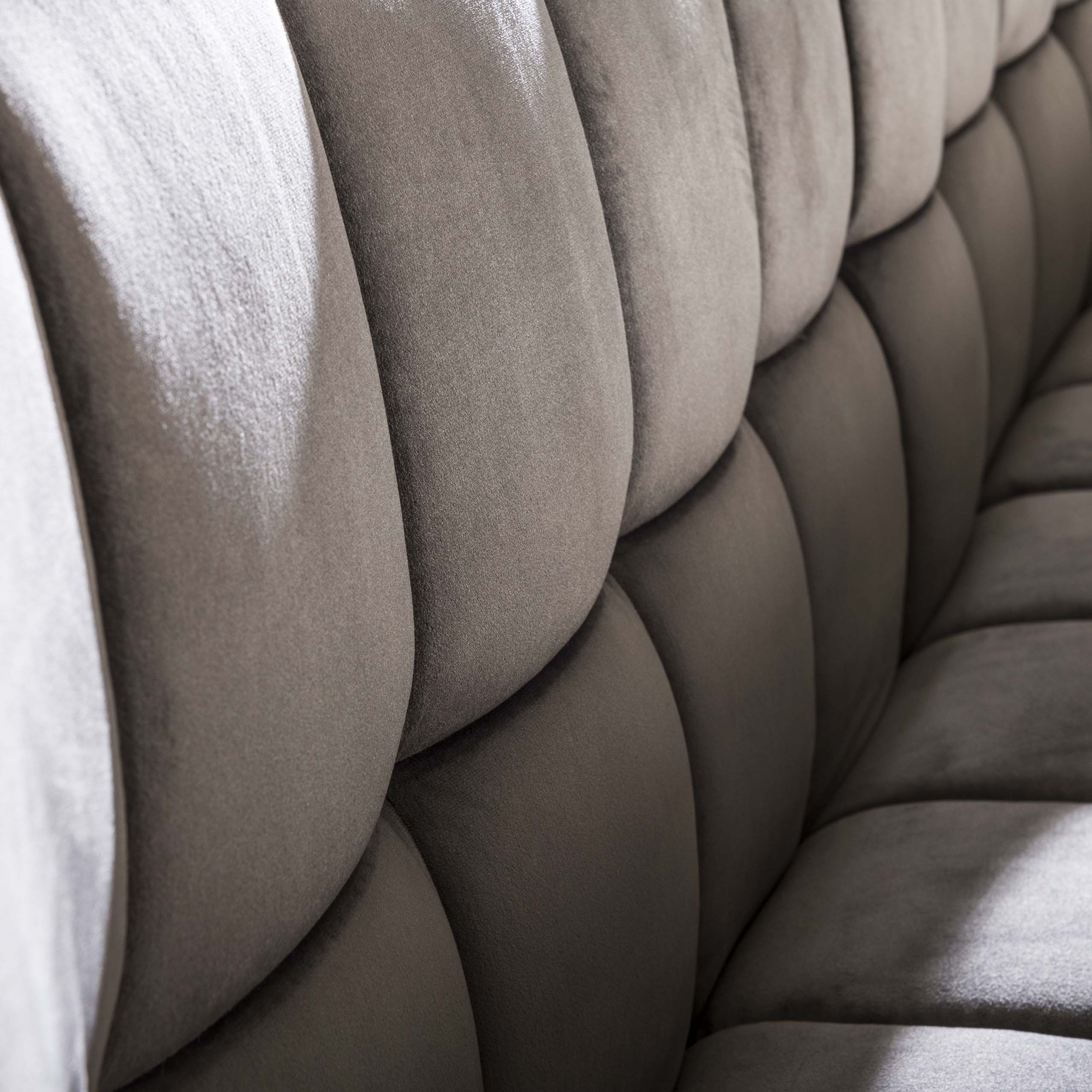 Griglia per divano sala da pranzo / Velluto antracite