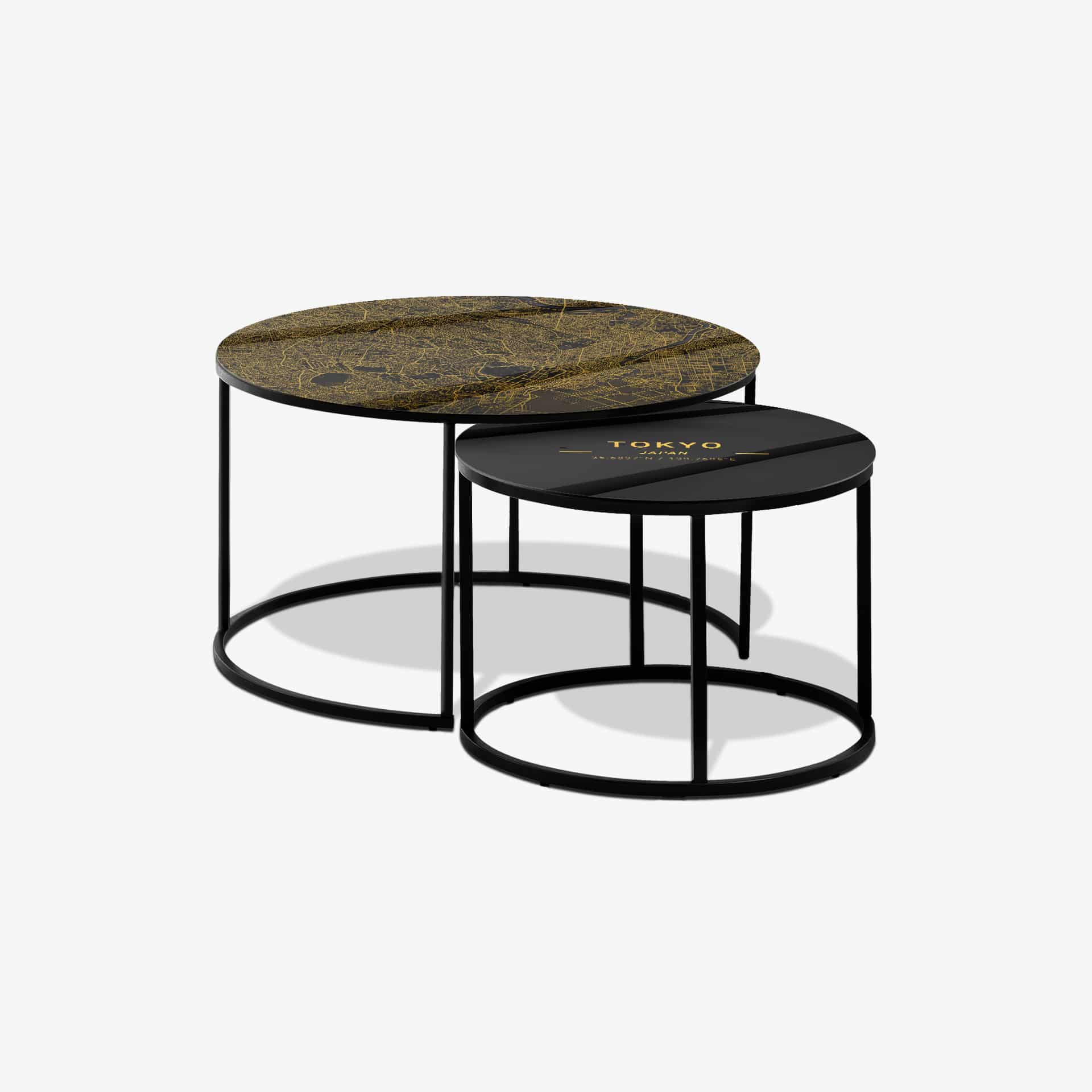 Coffee table Black - Tokyo Gold