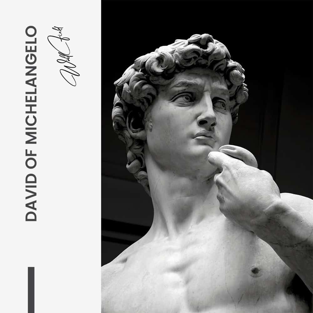 David of Michelangelo – Glass