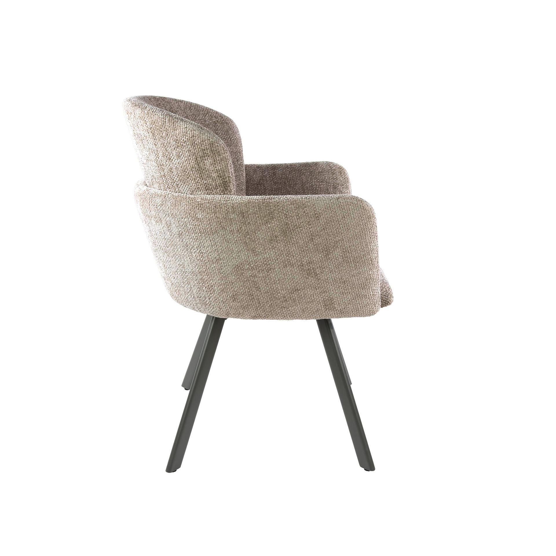 Poltrona Embrace girevole - set da 2 - Hoven sabbia