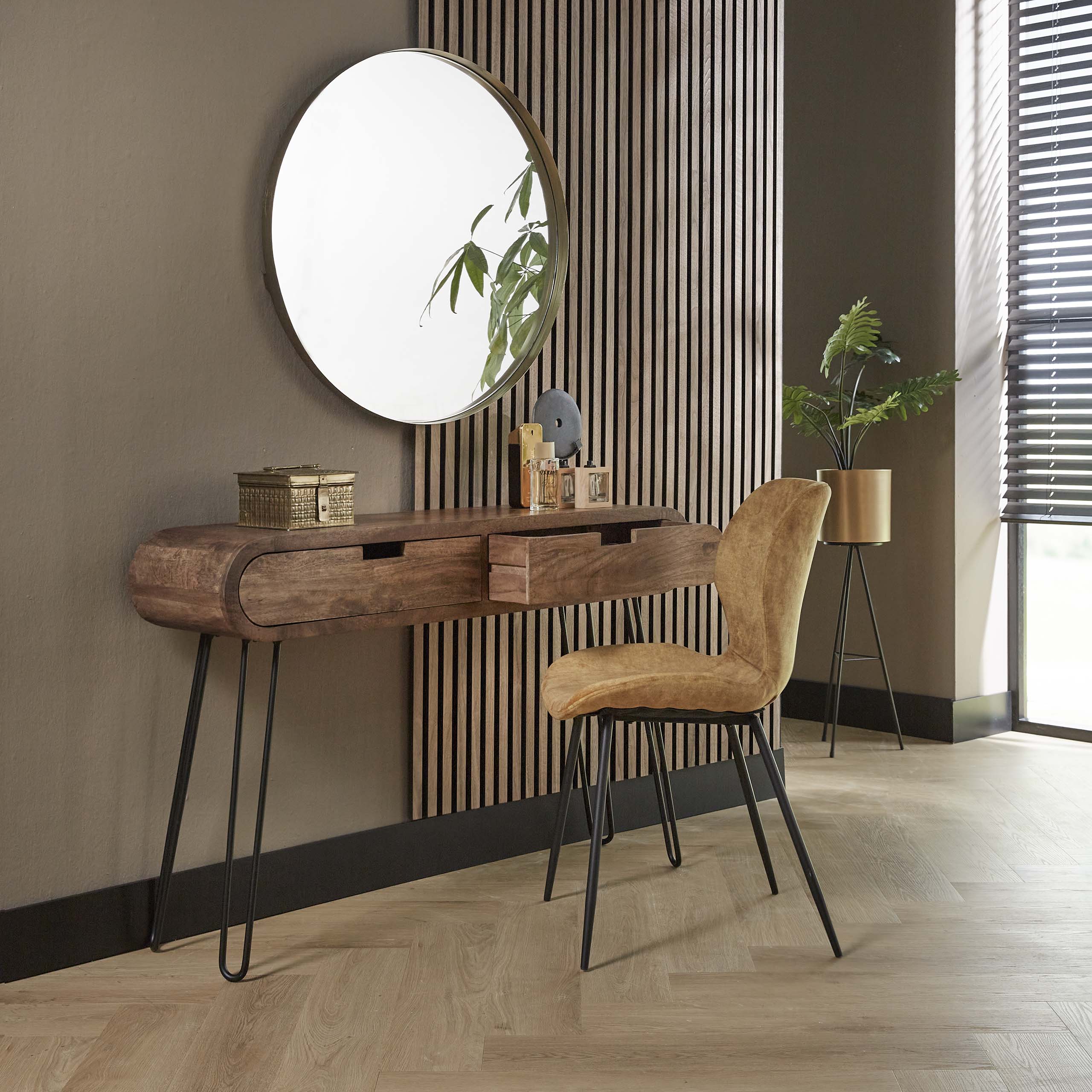 Toletta fusto da 2 litri / Color sabbia mango massiccio