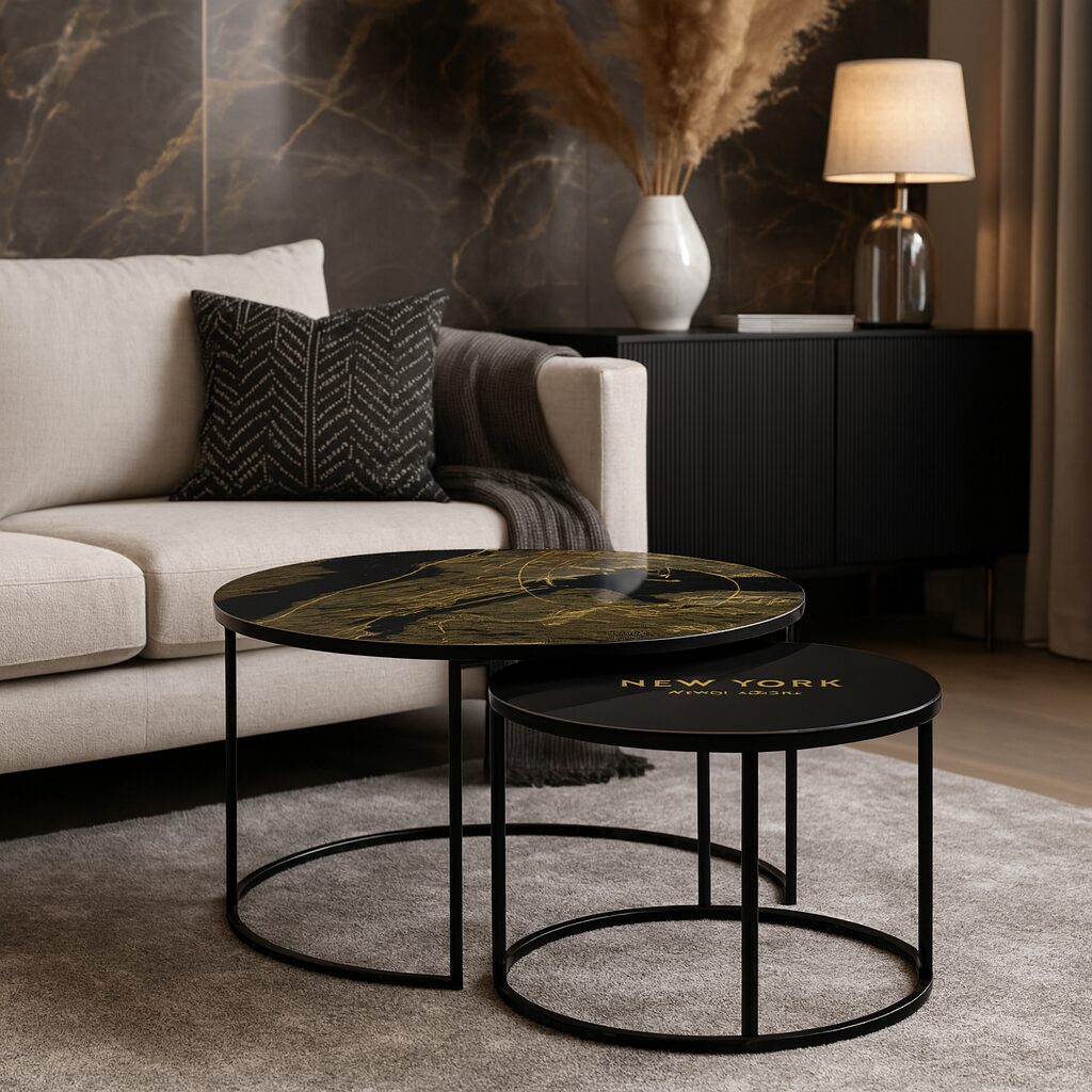 Coffee table Black - New York Gold