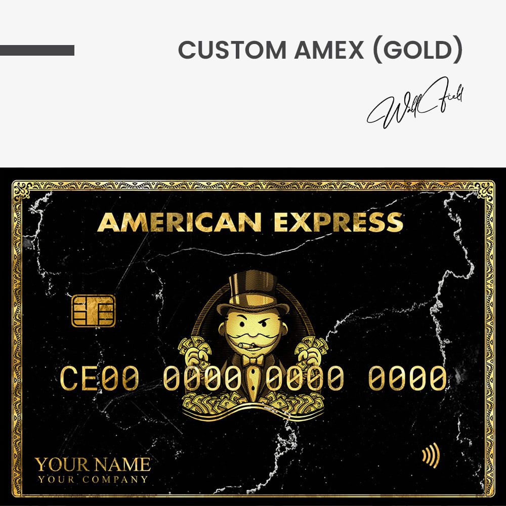 Custom AMEX (Gold) – Glass