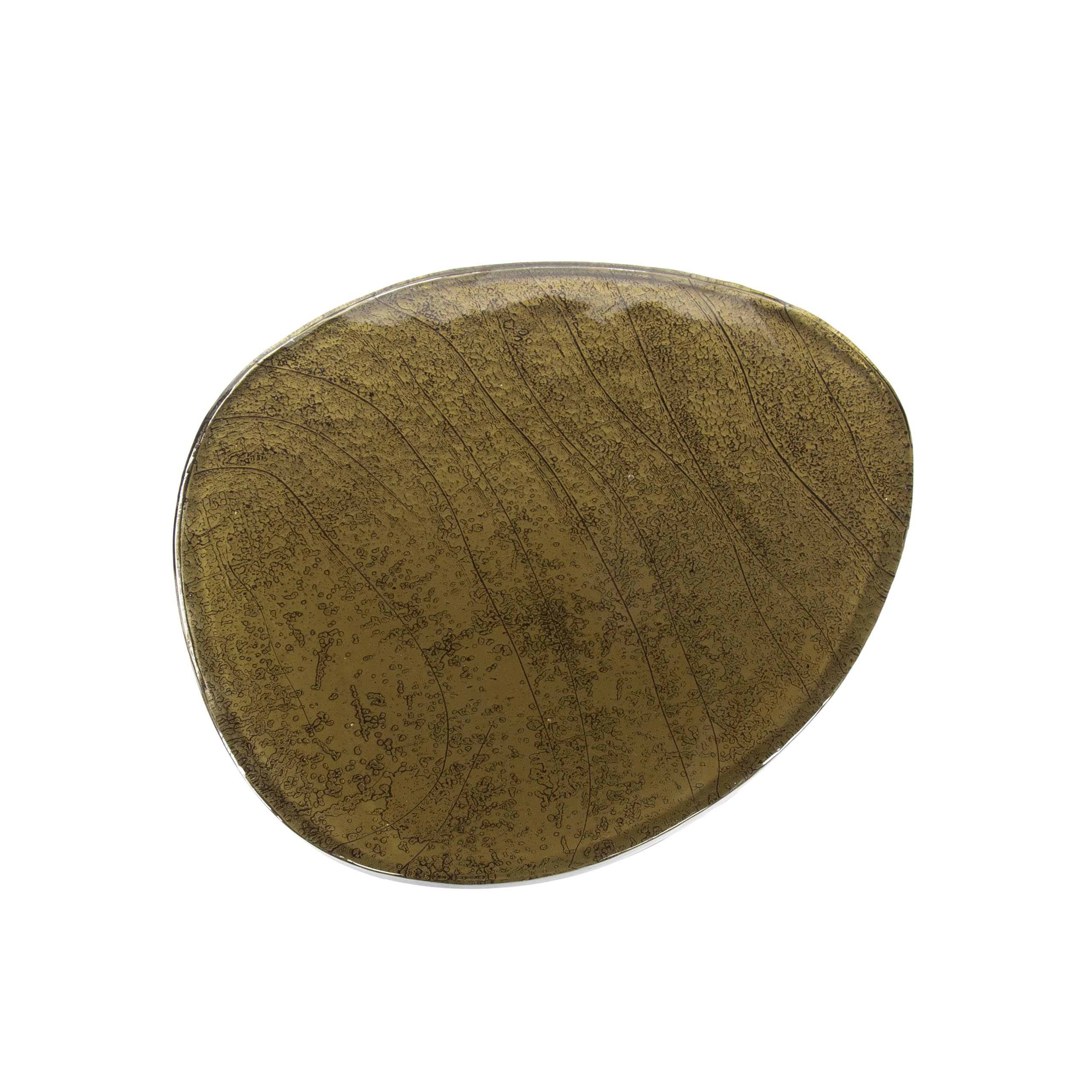 Coffee table Eclipse L - Antique gold