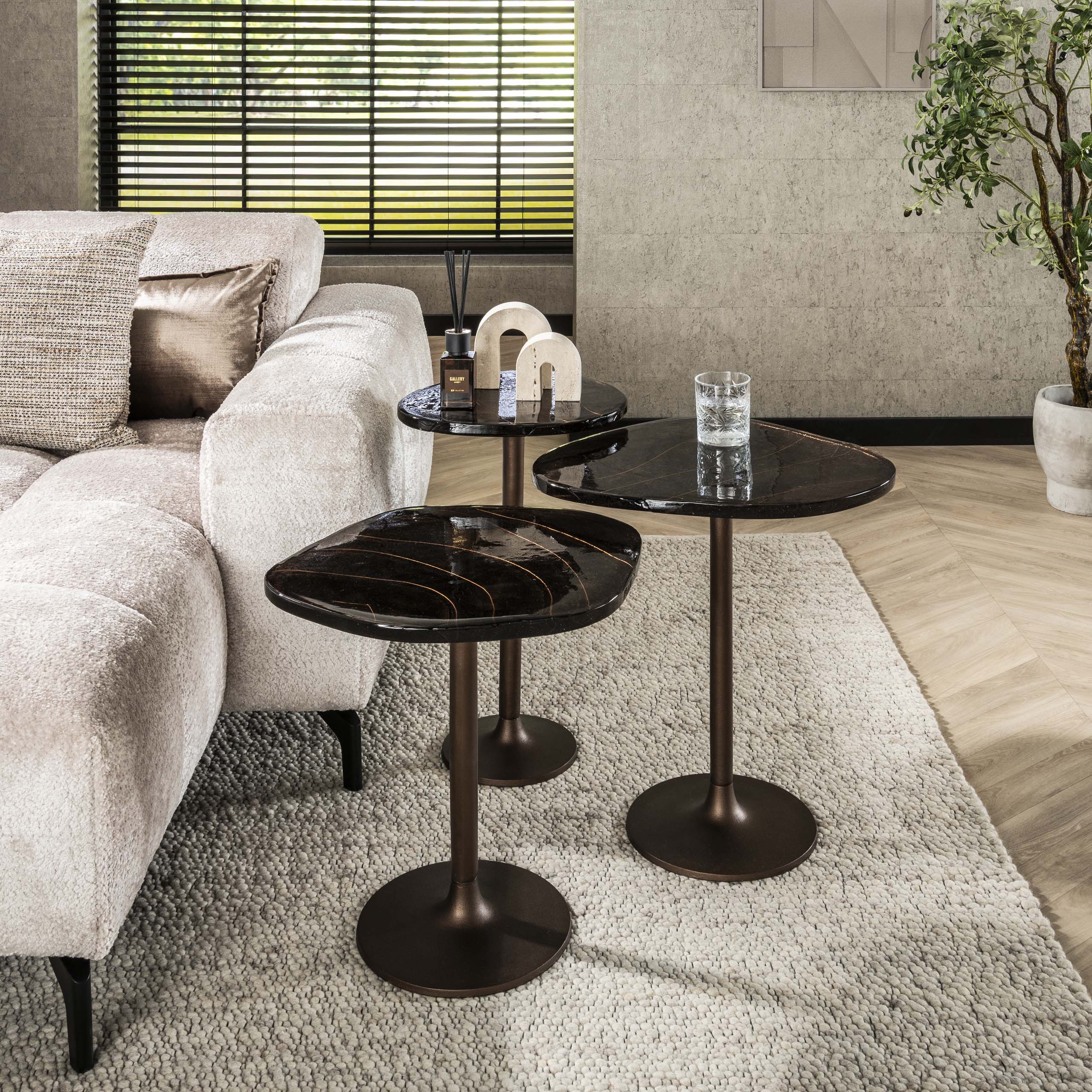 Tavolino Eclipse alto - Rame antico