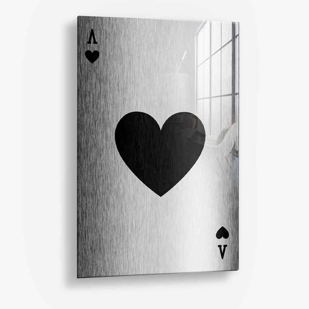 Ace of Hearts Noir II – Glass