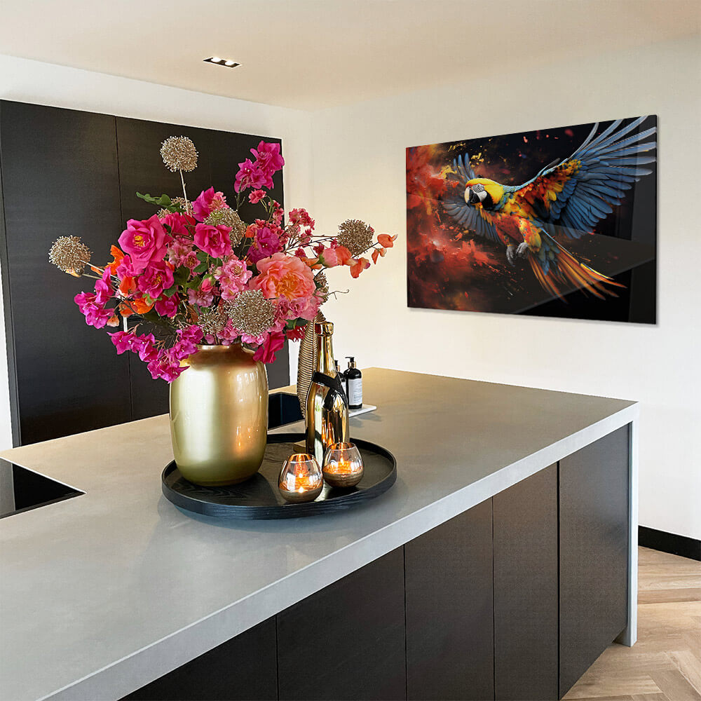 Color Parrot II – Vetro