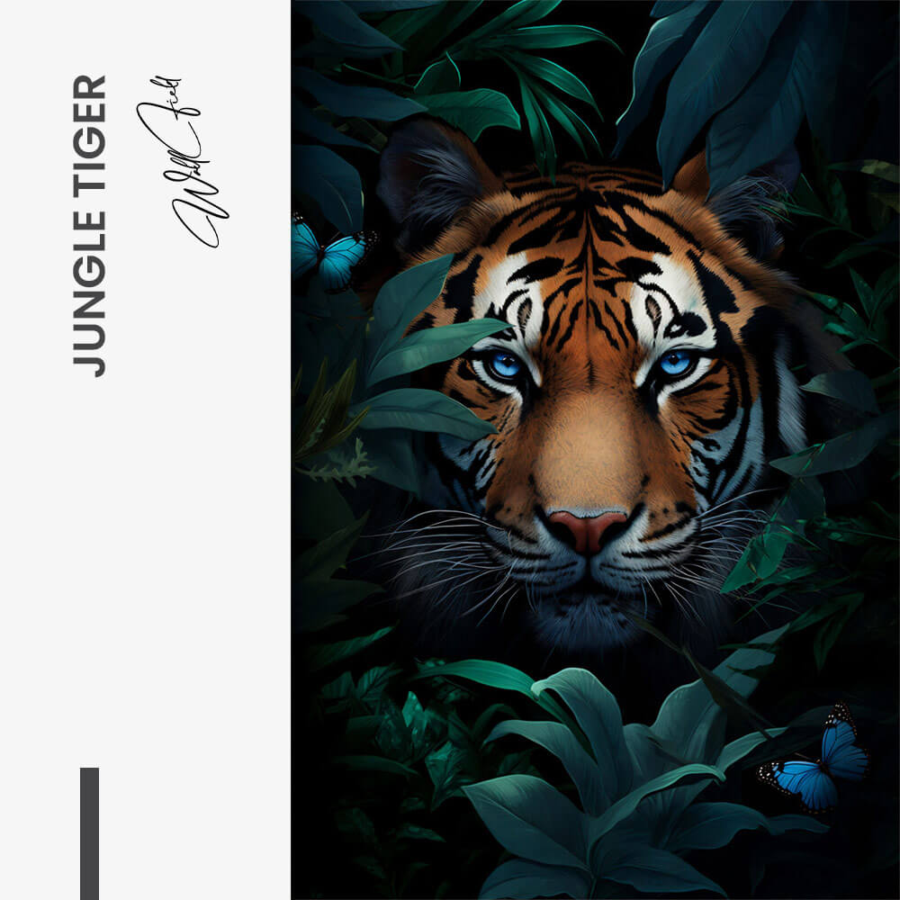 Jungle Tiger – Glass