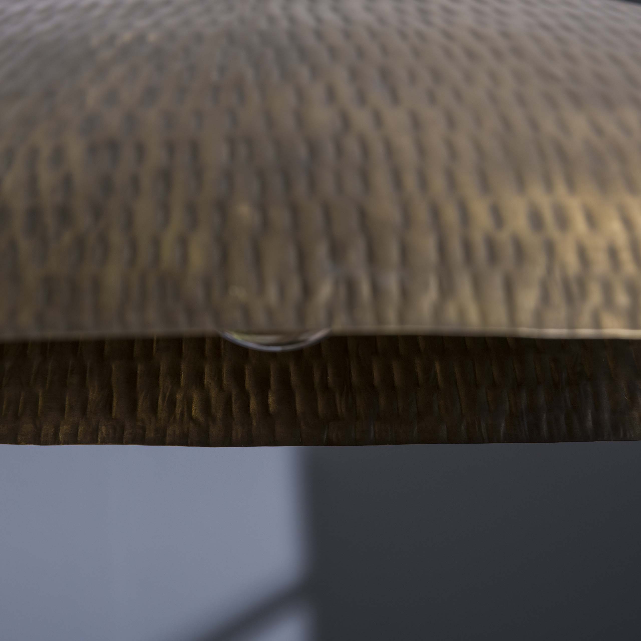 Lampada a sospensione Cupola 1 luce Ø90 - Bronzo antico