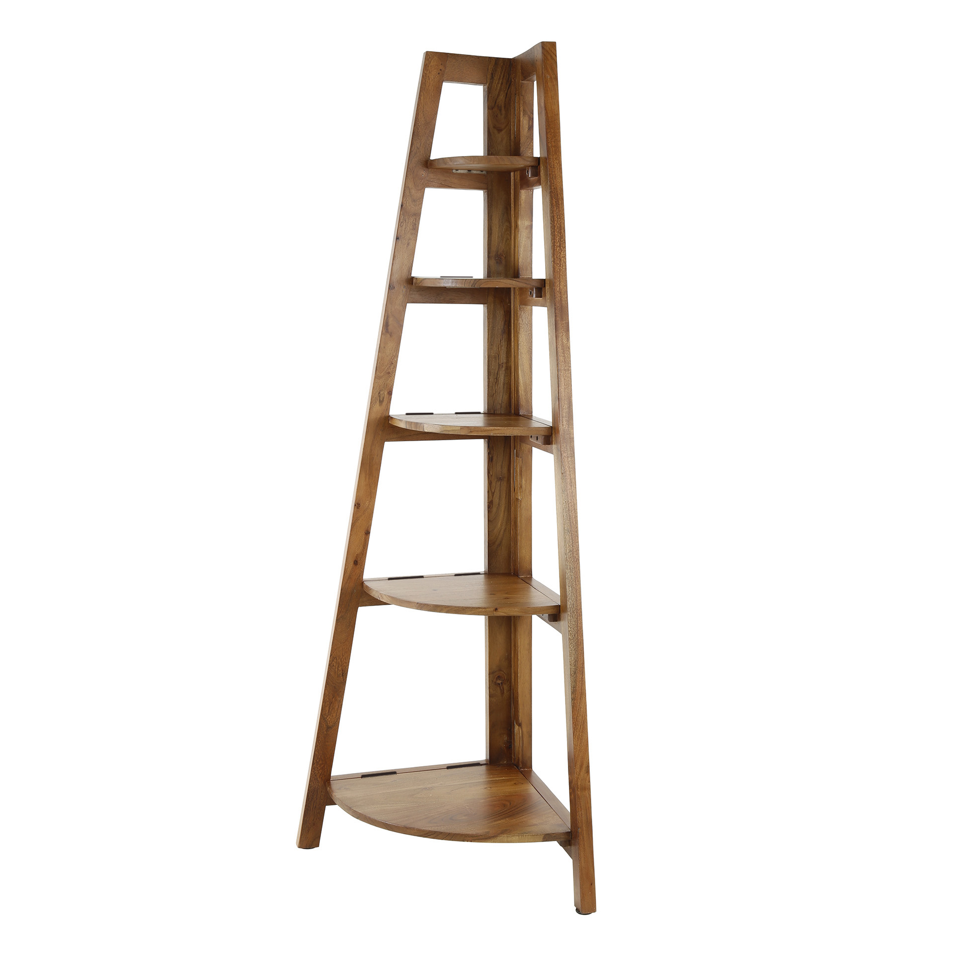 Cremagliera angolare Angle - Sabbia di acacia massiccia