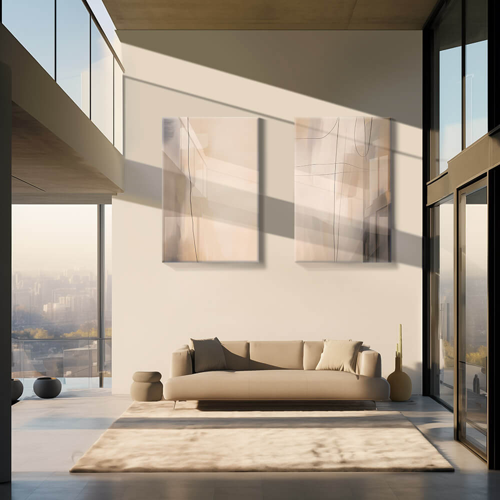 Bundle: "Soft Abstract" (2x) – Glass