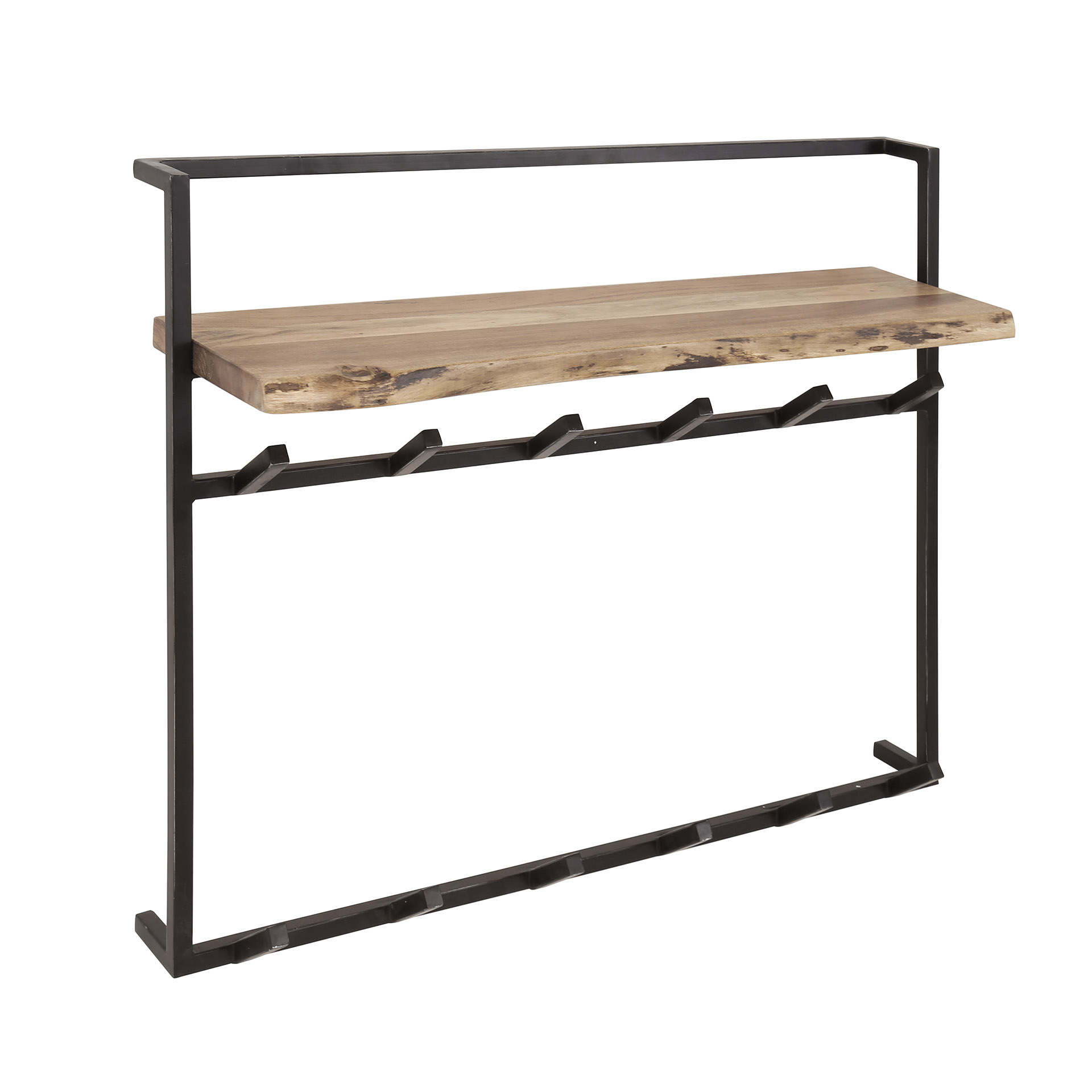 Appendiabiti air solid 12 ganci per cappelliera / Acacia massiccia naturale