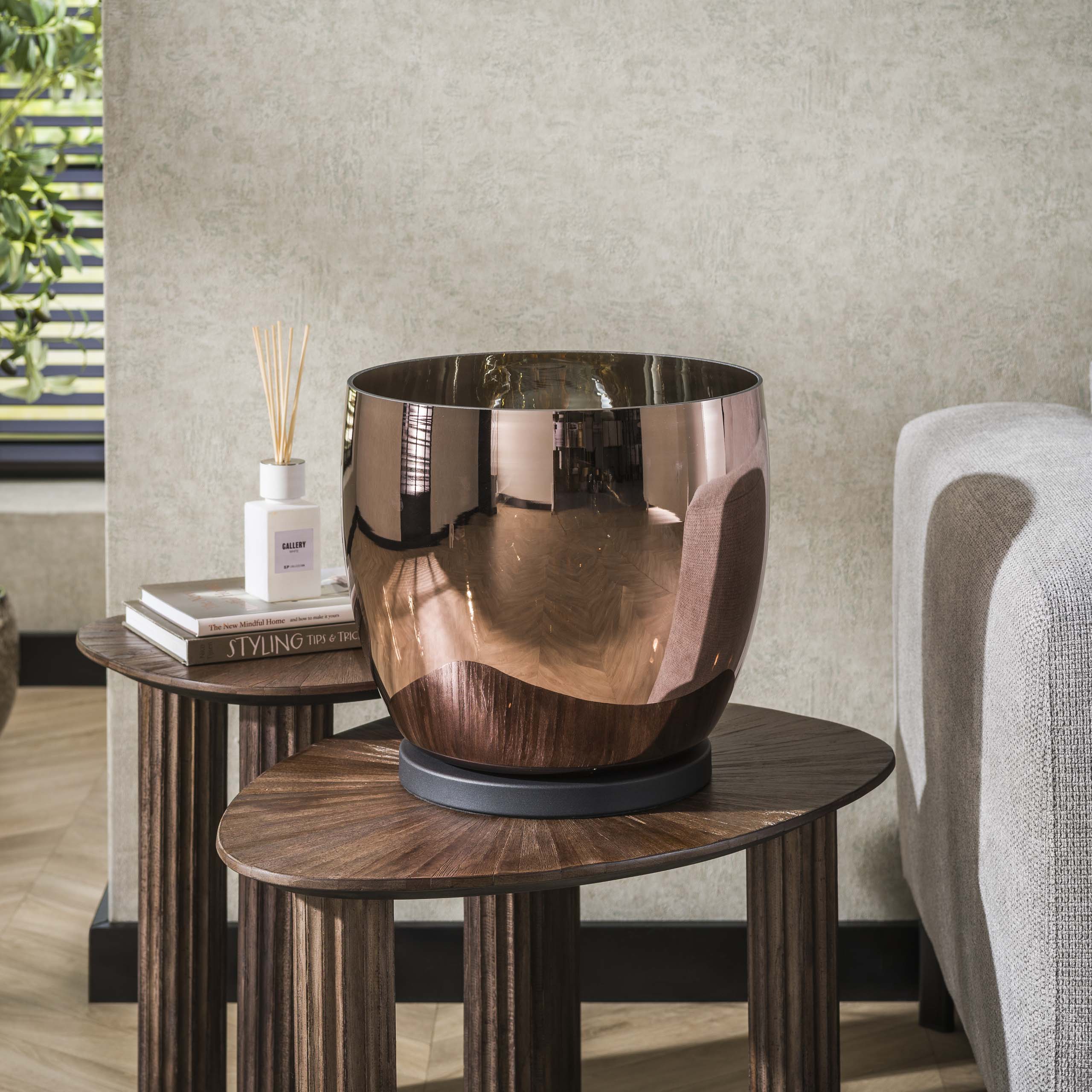 Lampada da terra UP XL a 1 luce in vetro ramato