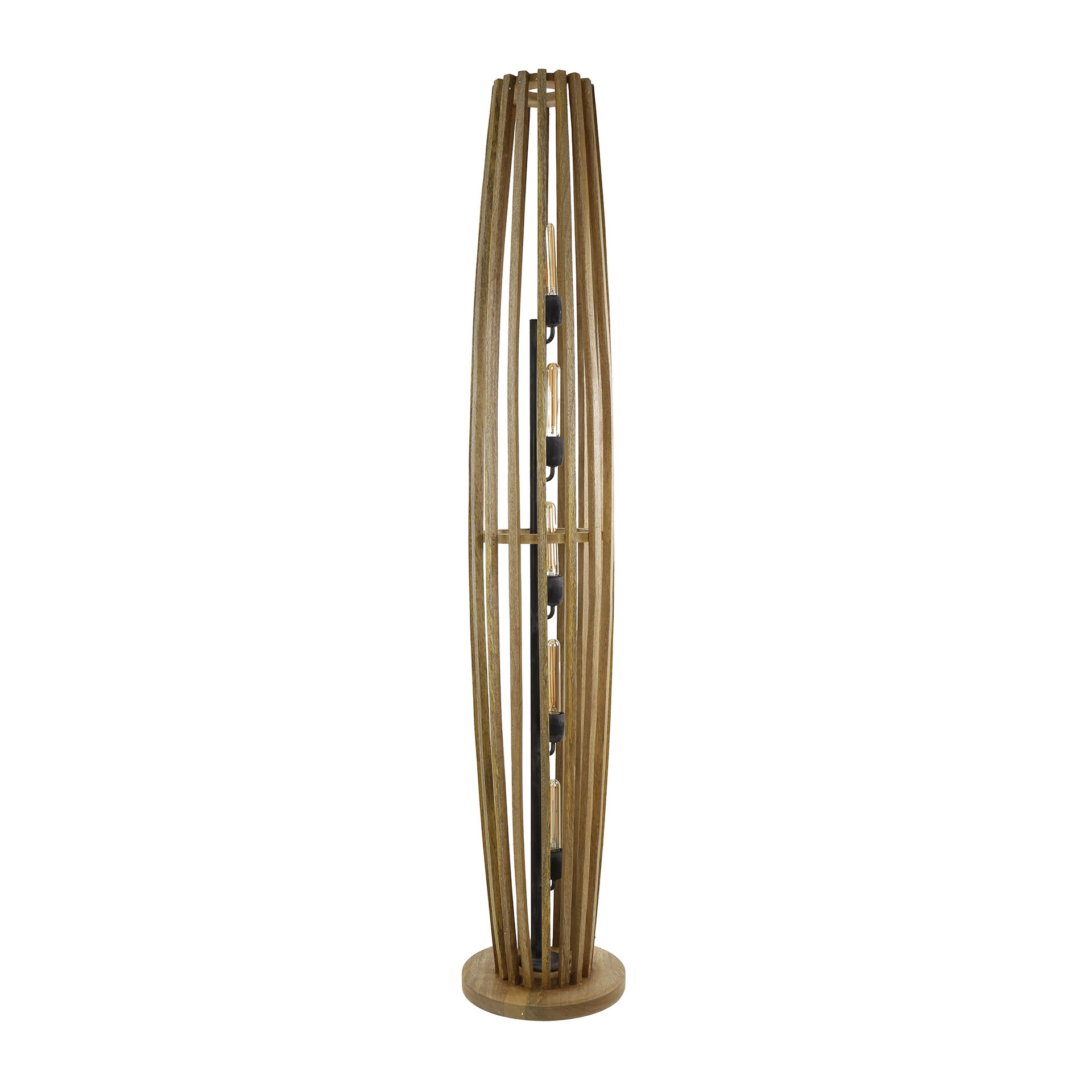 Floor lamp 5L orbit XL / Solid mango natural