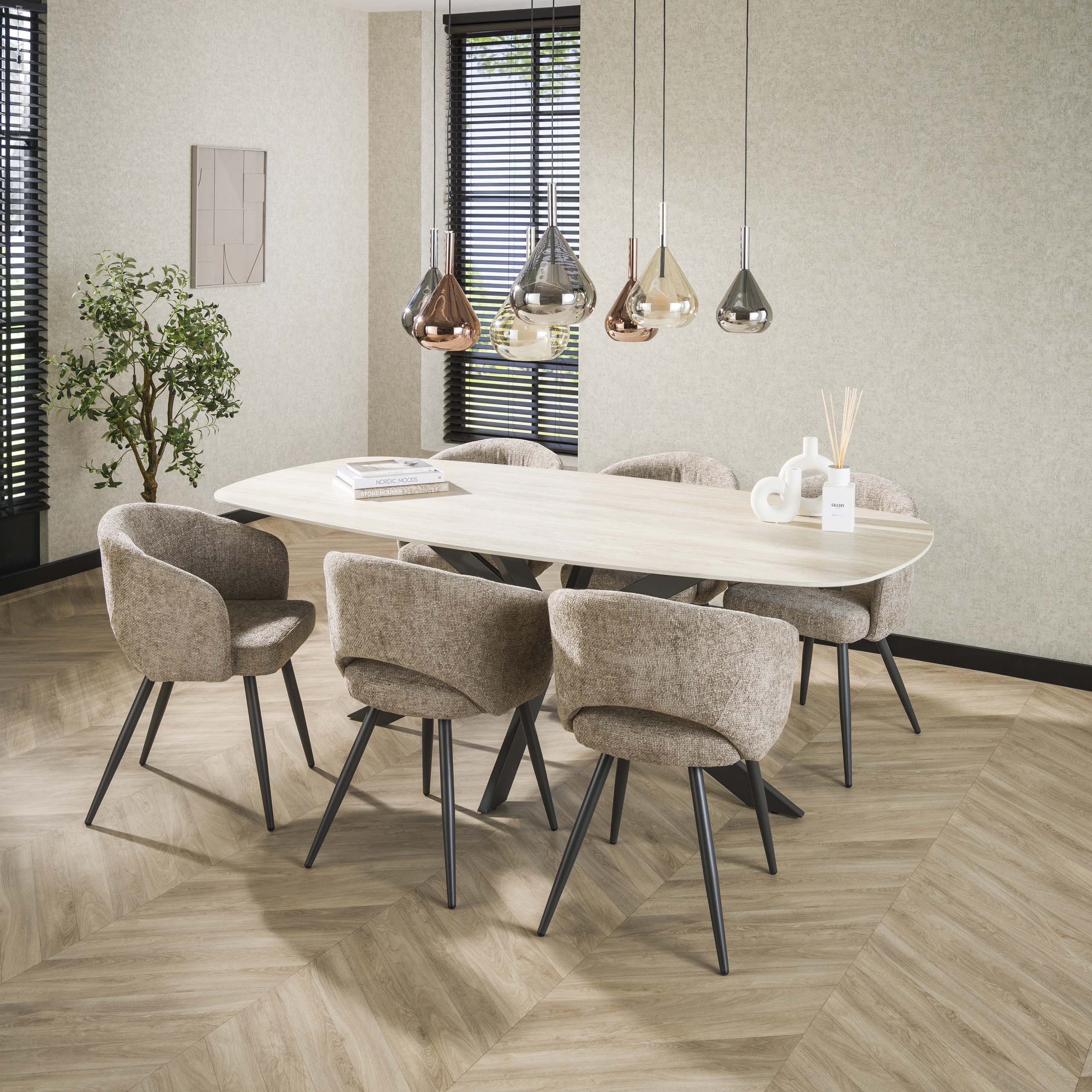 Armchair Salon - packed per 2 - Cargo sand