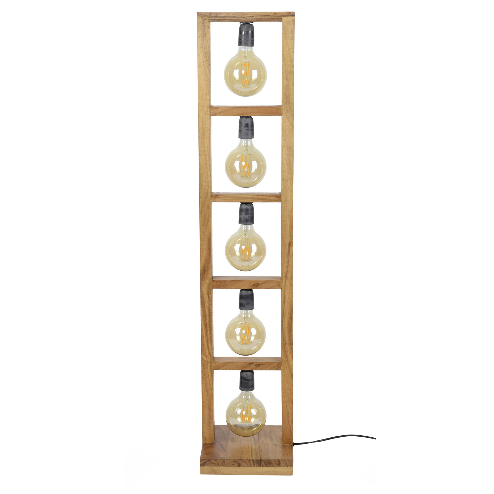 Lampada da terra 5L Rovere